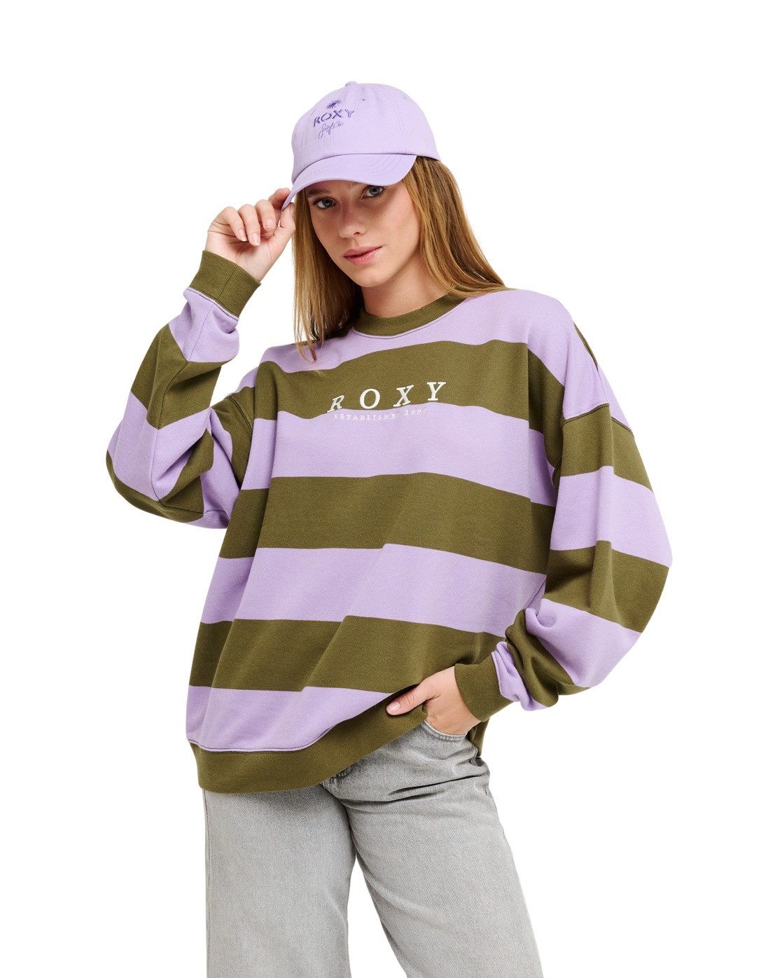 Roxy Sweatshirt Strictly Stripes