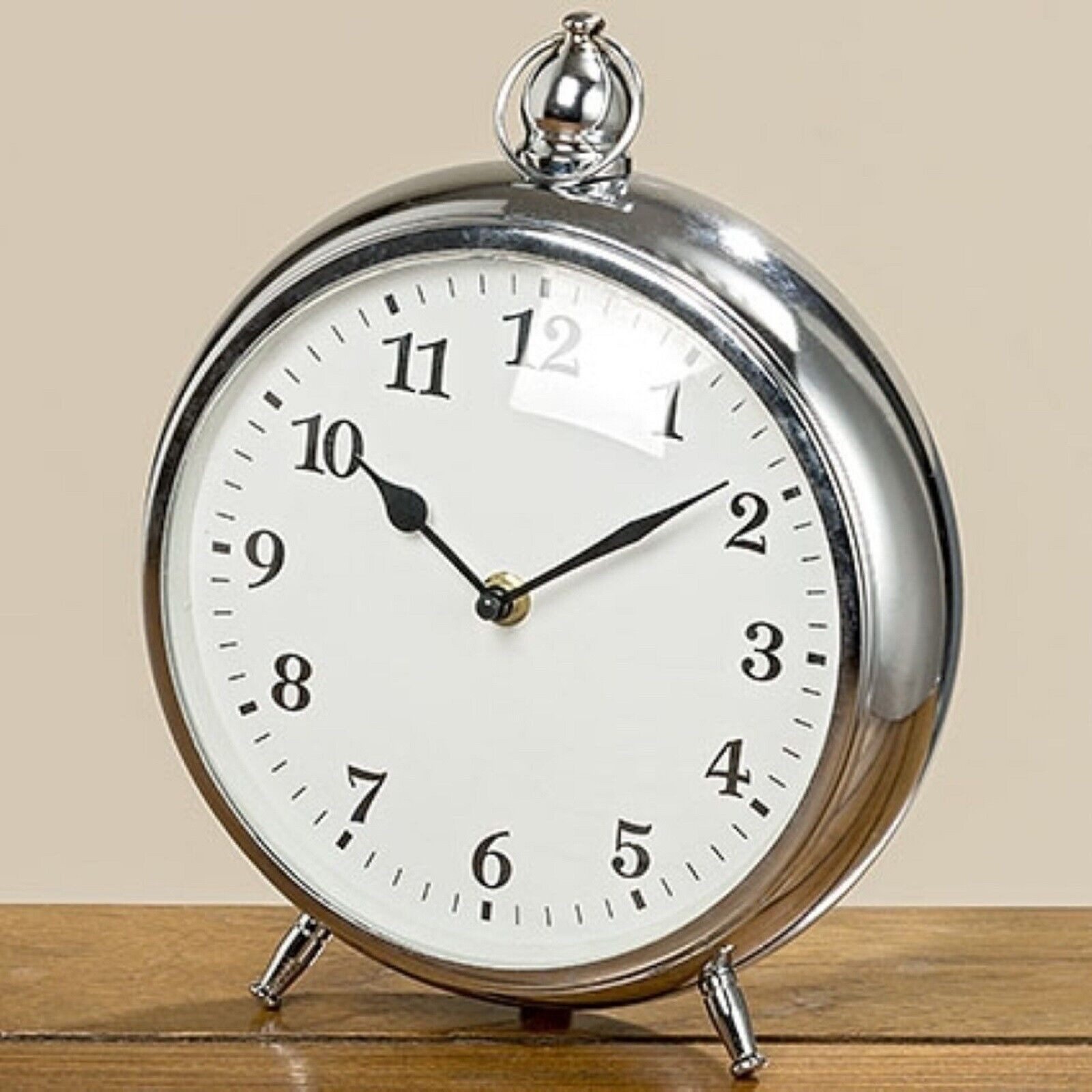 BOLTZE GRUPPE GmbH Uhr Tischuhr Ciglio H2.7cm Eisen Silber