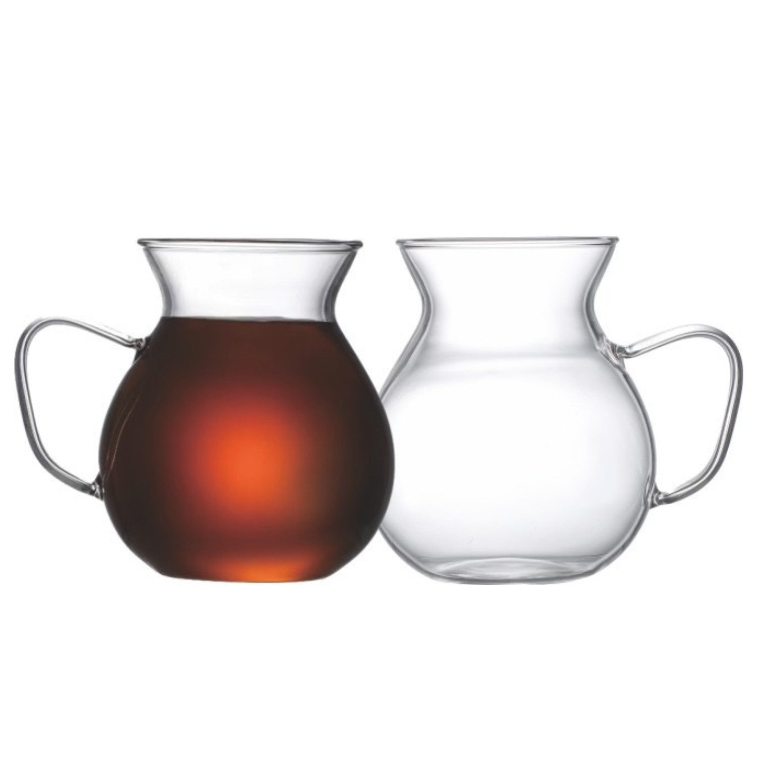 Zoha Teeglas Efendi Teegläser Set 6 Teilig 215 ml - Cay Bardagi, 6-tlg., Borosilikatglas, Hochwertiges, hitzebeständiges Borosilikatglas
