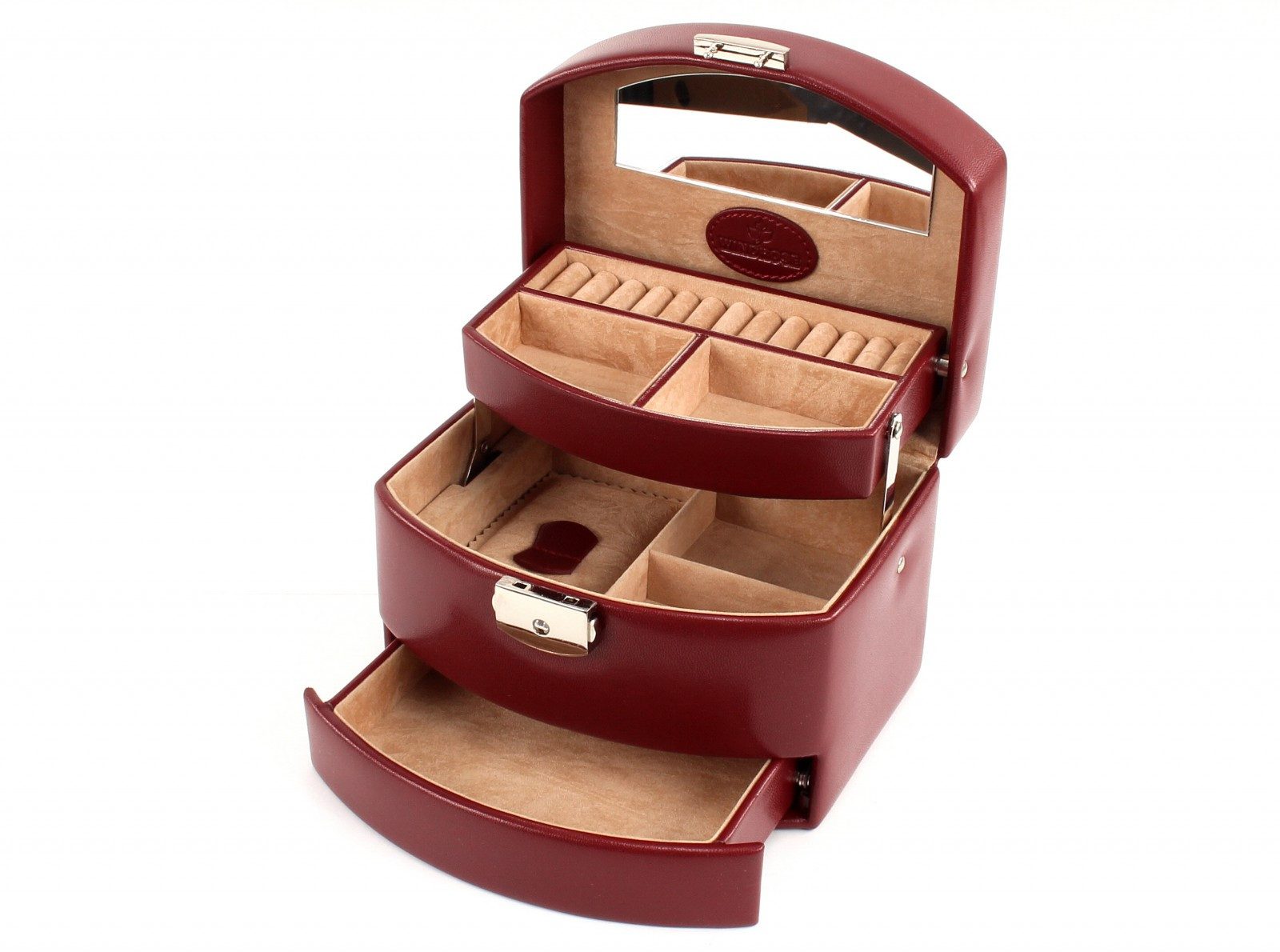 WINDROSE Schmuckkoffer Jewellery Box Automatic
