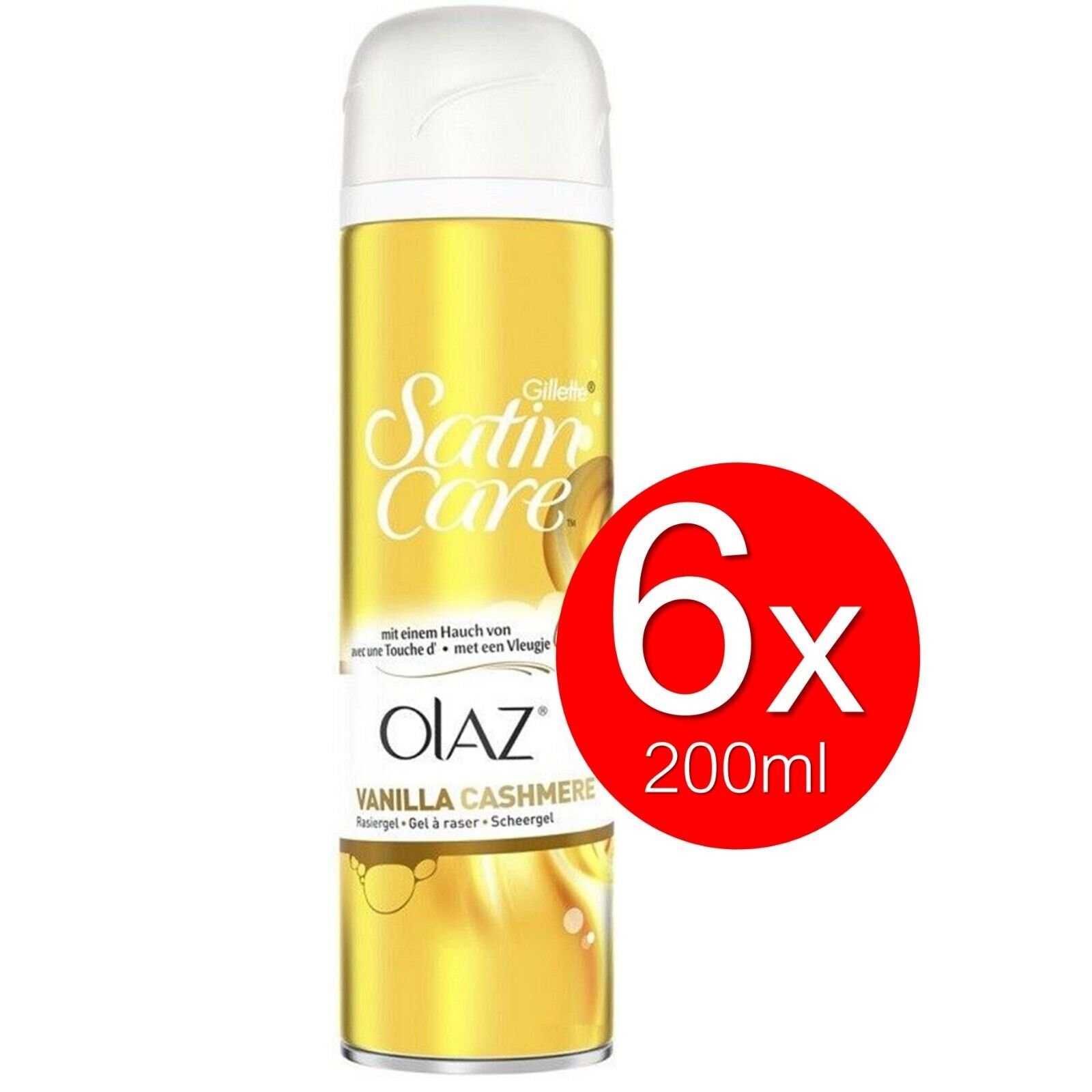 Rasierschaum Satin Care Olaz Rasiergel 200ml Rasierschaum Rasur Pflege Schaum