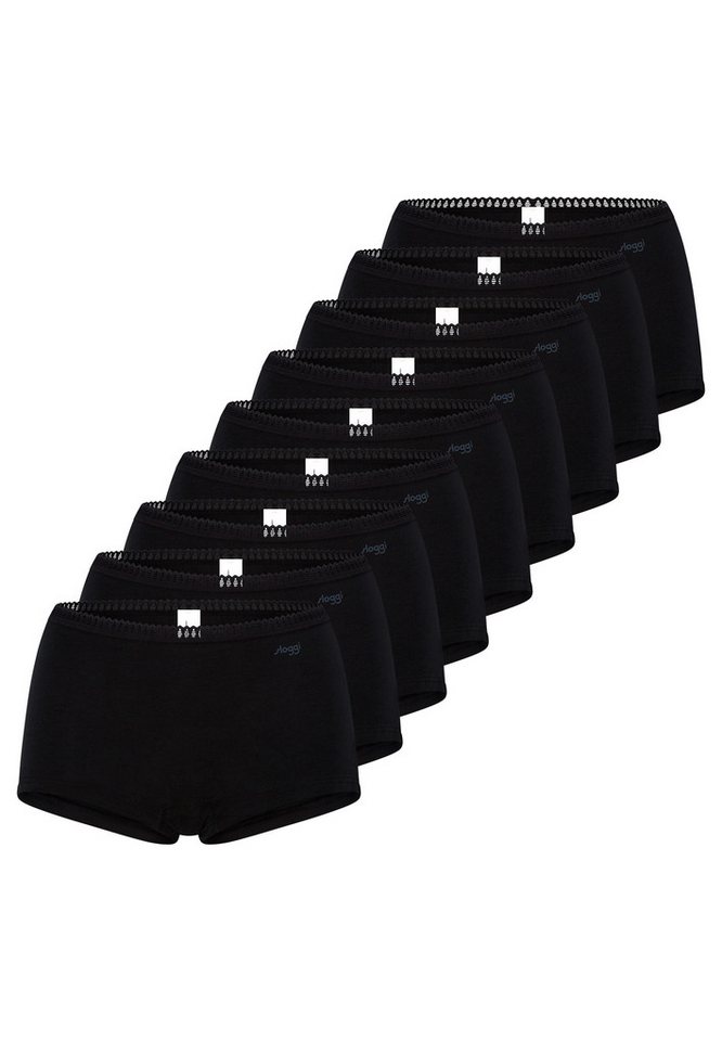 sloggi Panty 9er Pack GO Crush (Spar-Set, 9-St) Short Slip - Baumwolle - Atmungsaktiv - Komfortabel und atmungsaktiv