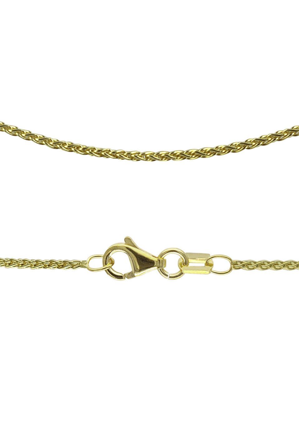 Firetti Collierkettchen Schmuck Geschenk Gold 333 Halsschmuck Halskette Goldkette Zopfkette, Made in Germany