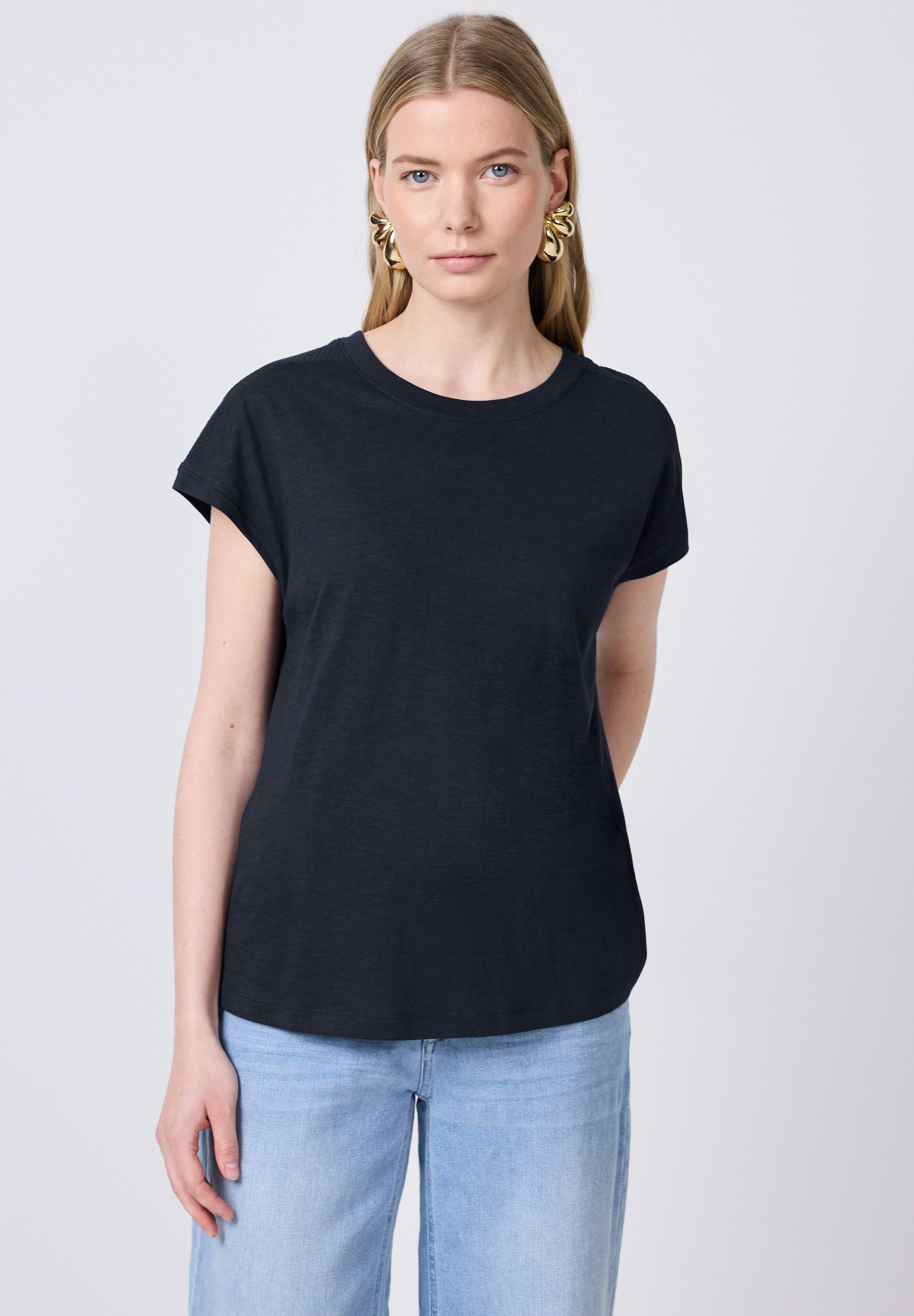STREET ONE STUDIO T-Shirt, im soften Baumwoll-Mix günstig online kaufen