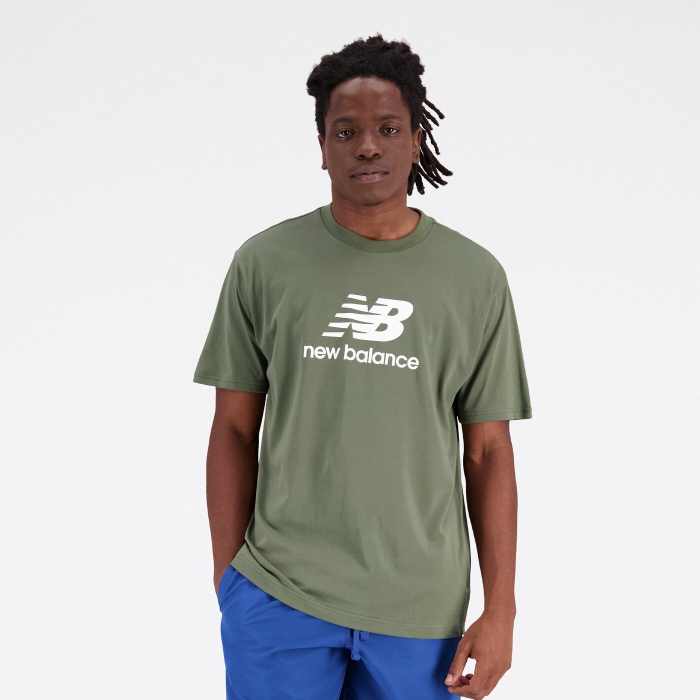 New Balance Kurzarmshirt NB Essentials Stacked Logo T-Shirt DON | T-Shirts