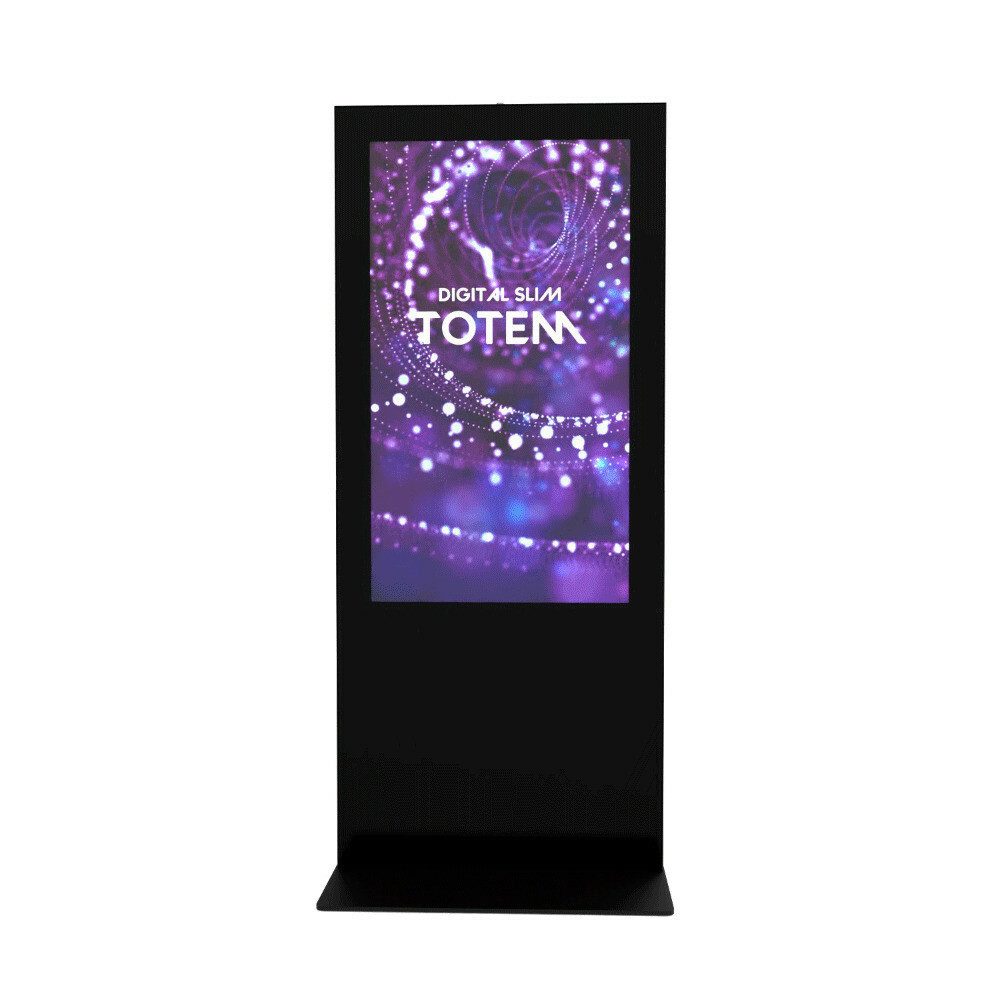 Showdown Displays Einzelrahmen Showdown Displays Digitale Infostele Slim Schwarz Mit 55" Samsung-Bild, (1 St)