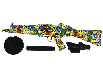 LEAN Toys Wasserpistole Wasserperlenpistolen-Set Elektrisch Teleskop Waffe Batterie Spielzeug