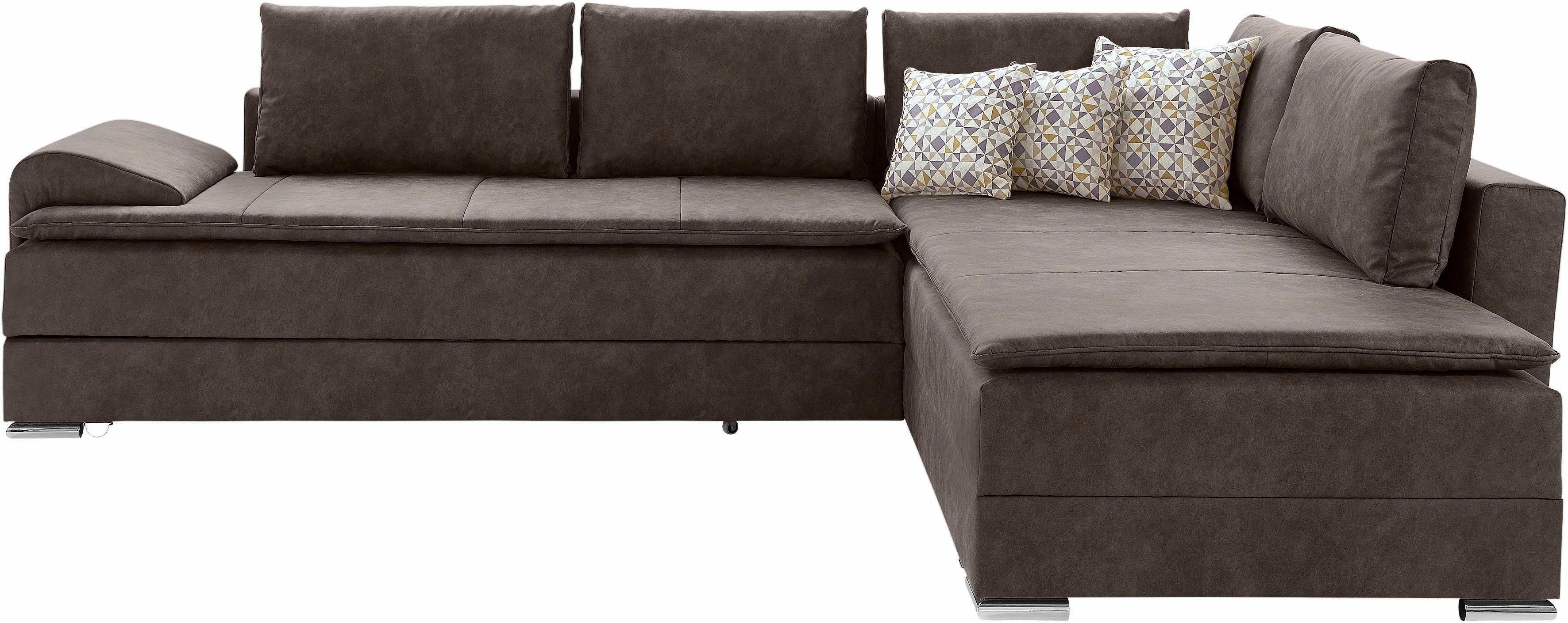 INOSIGN Ecksofa "Night & Day L-Form, B: 324 cm", mit Bettfunktion, Bettkast günstig online kaufen