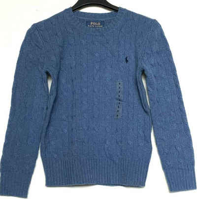 Wollpullover Ralph Lauren Kinder Pullover, Polo Ralph Lauren FALL 11 BLUE MELAN LS CABLE CN -TP-SWEATER (1-tlg)