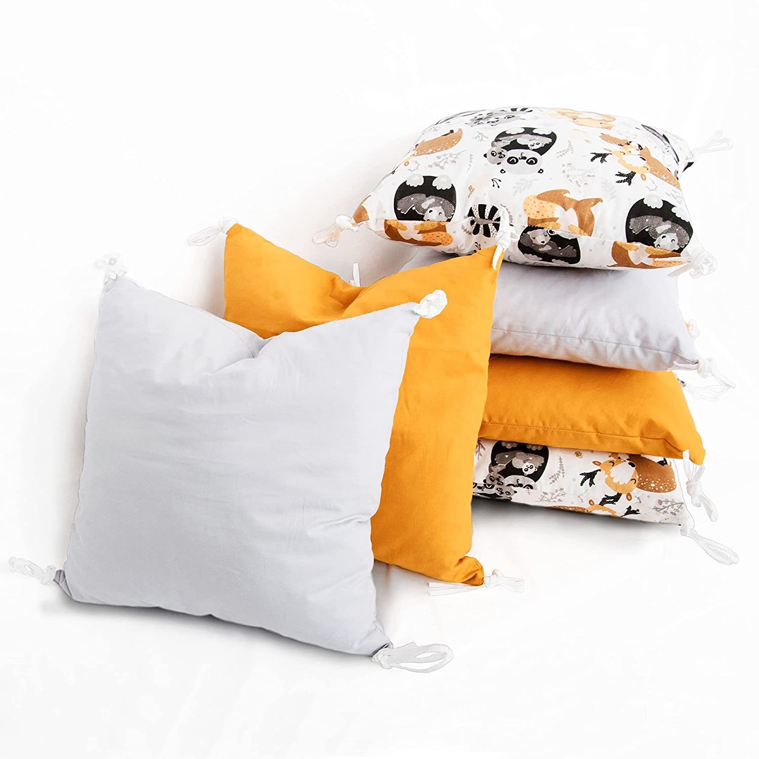 Bettnestchen 210 cm (6 Polster ca. 35 x 35 cm) Bettumrandung - Umrandungen