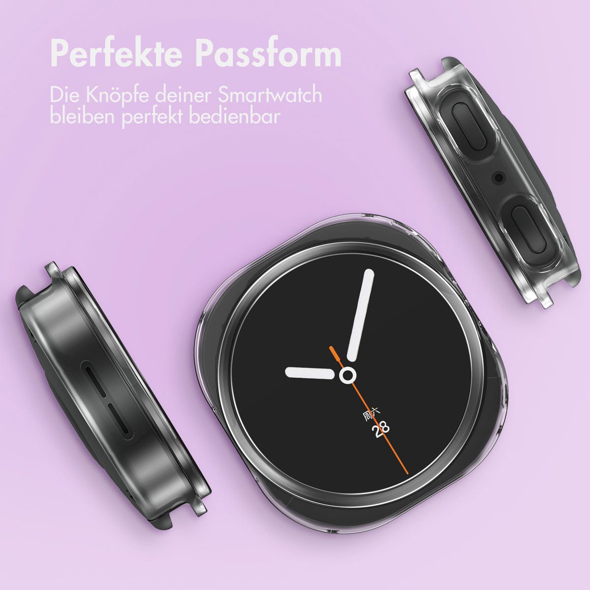 imoshion Displayschutzfolie imoshion Bumper Hard Case Samsung Galaxy Watch 9 / Watch 8 (40 mm) - T, 1 Stück – Bild 4 von 5