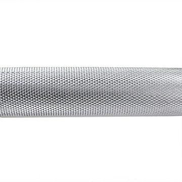 RAMROXX Kurzhantelstange 2x 42cm mit gerändeltem Griff inkl. Sternschrauben Chrom 30mm