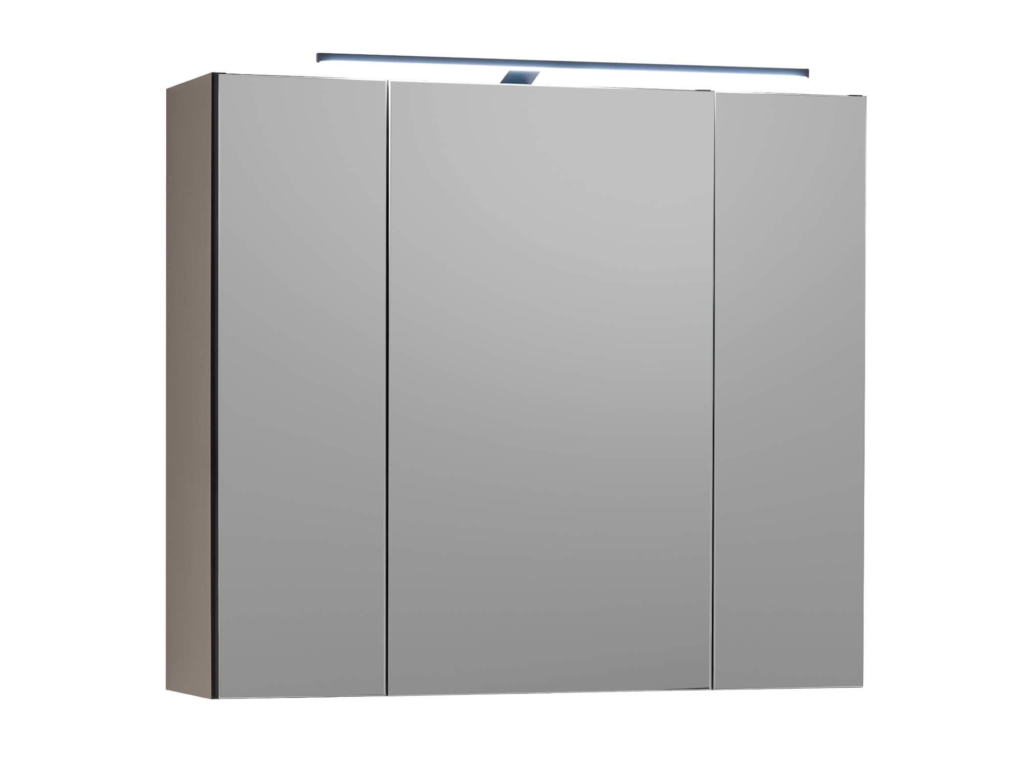 moebel-dich-auf Badezimmerspiegelschrank VENEZIA (Badezimmer Spiegelschrank in kaschmir 80 cm breit)