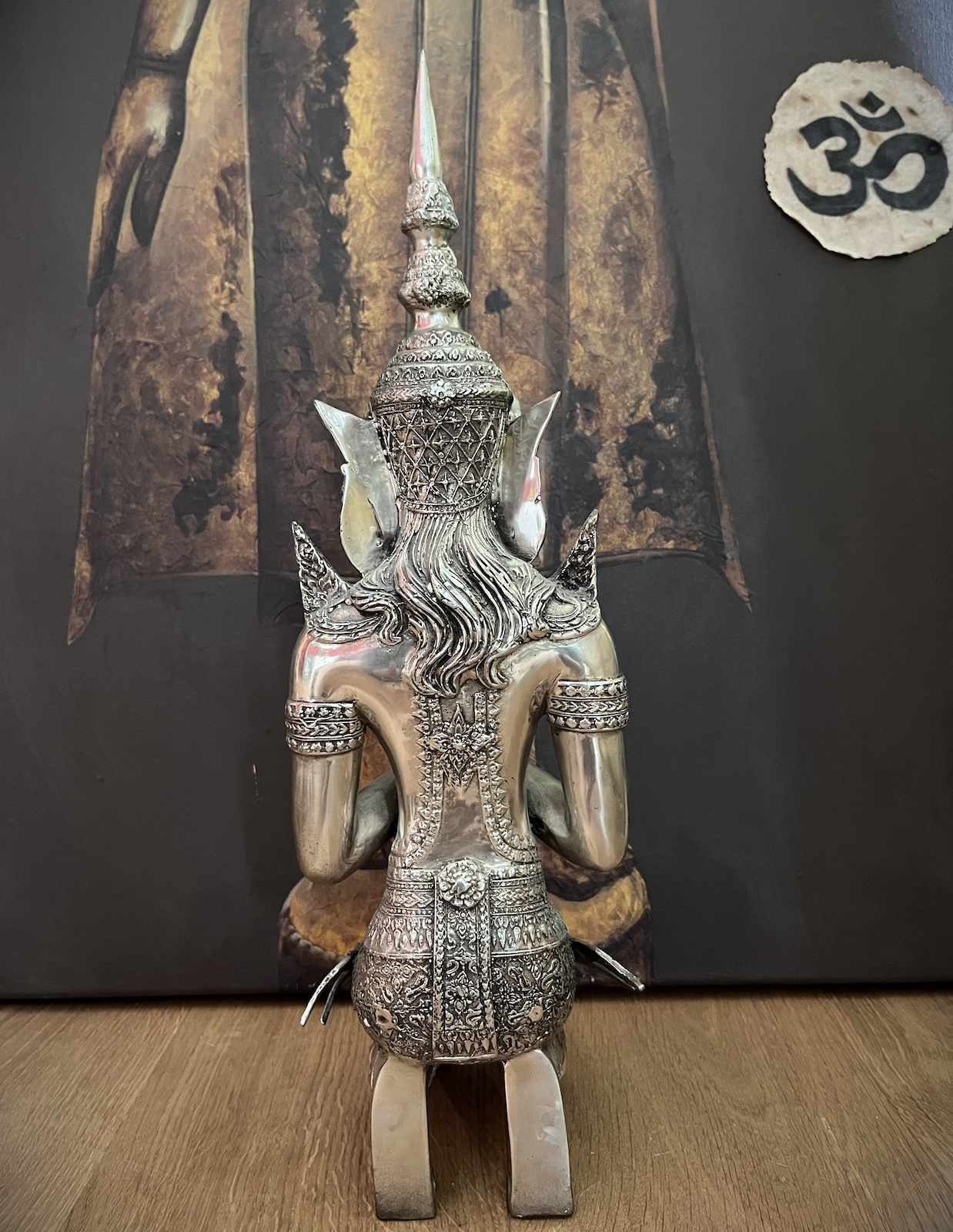 Bronze Tempelwächter Teppanom Thailand Figur Buddhafigur LifeStyle 47cm Asien