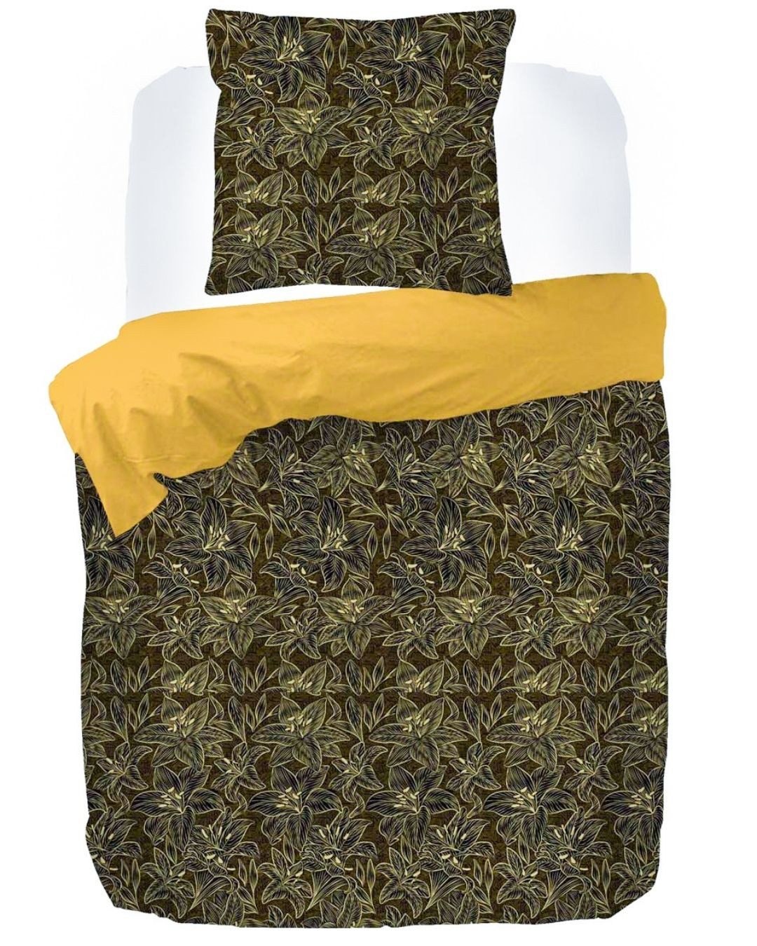 Kayori Bettwäsche Shima, Mako-Satin, 2 teilig, Hergestellt aus GOTS-zertifizierter Bio-Baumwolle