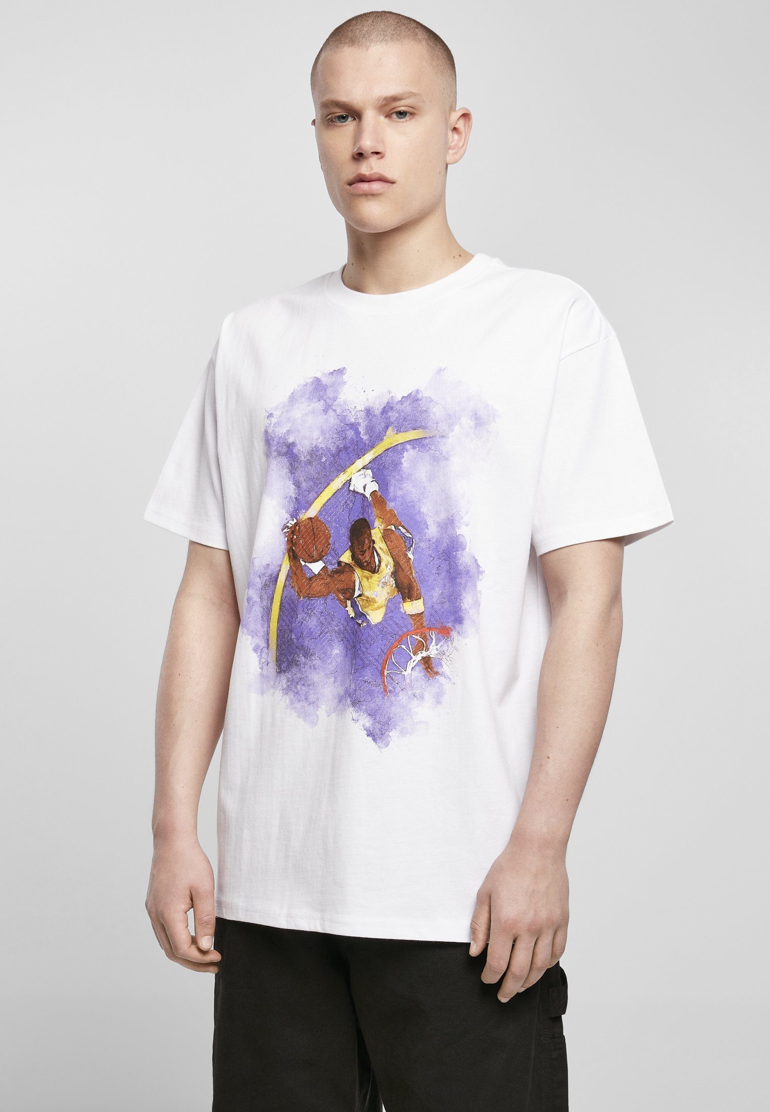 Upscale by Mister Tee (1- Basketball Oversize T-Shirt 2.0 Tee Herren tlg) Clouds