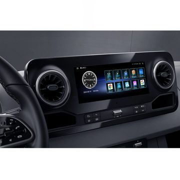 TAFFIO Für Mercedes Sprinter W907 W910 MBUX 10.25" Touch Android GPS CarPlay Einbau-Navigationsgerät