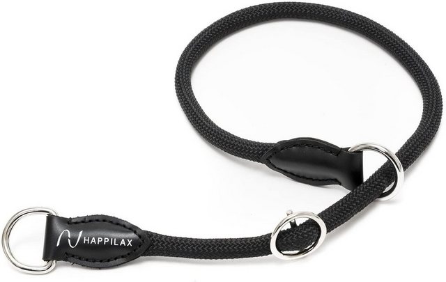 Happilax Hunde-Halsband Geflochtenes Seilhalsband für Hunde, verstellbarer Stopper, 60Cm M (60 Cm)