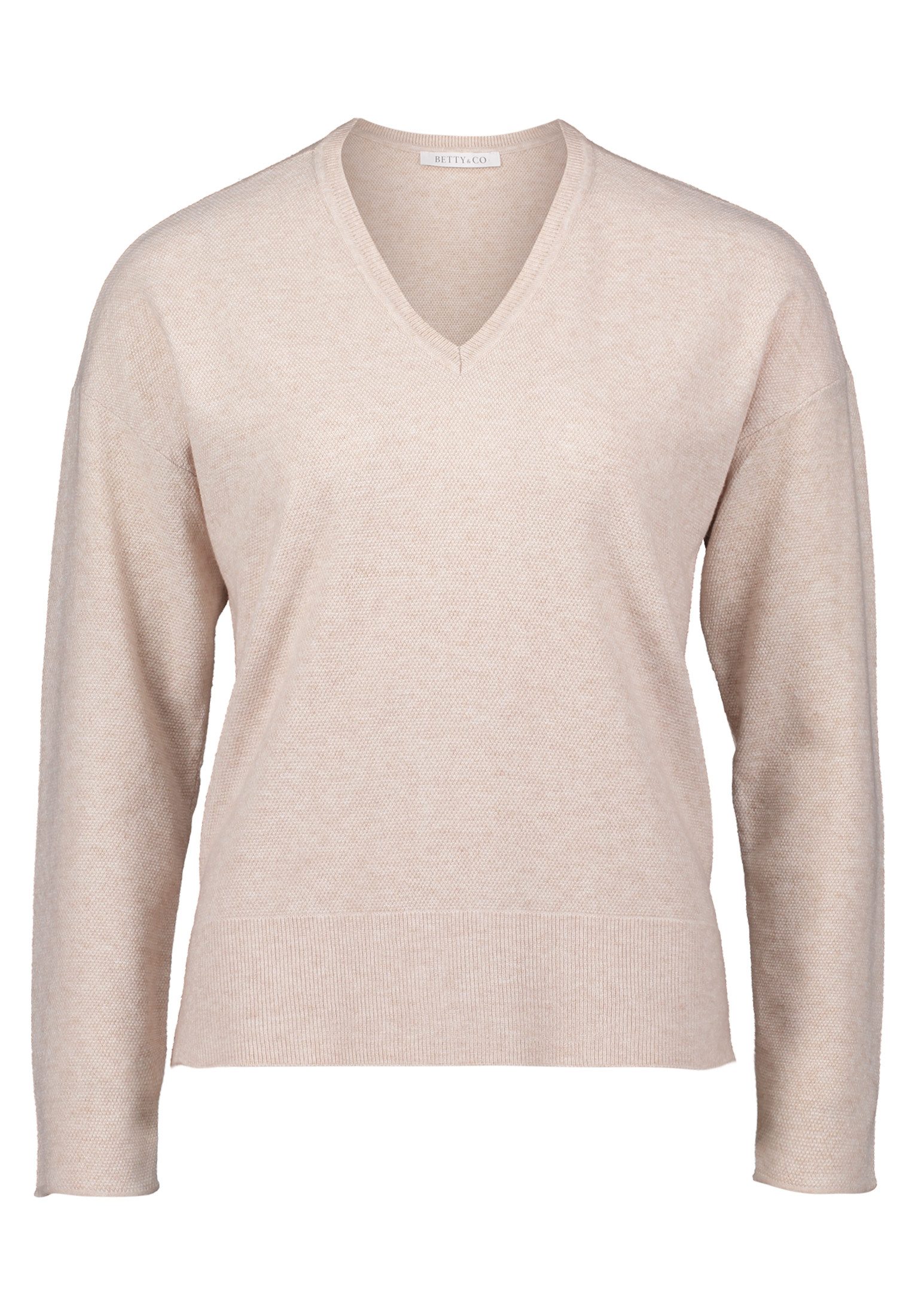 Strickpullover Betty & Co Strickpullover mit V-Ausschnitt