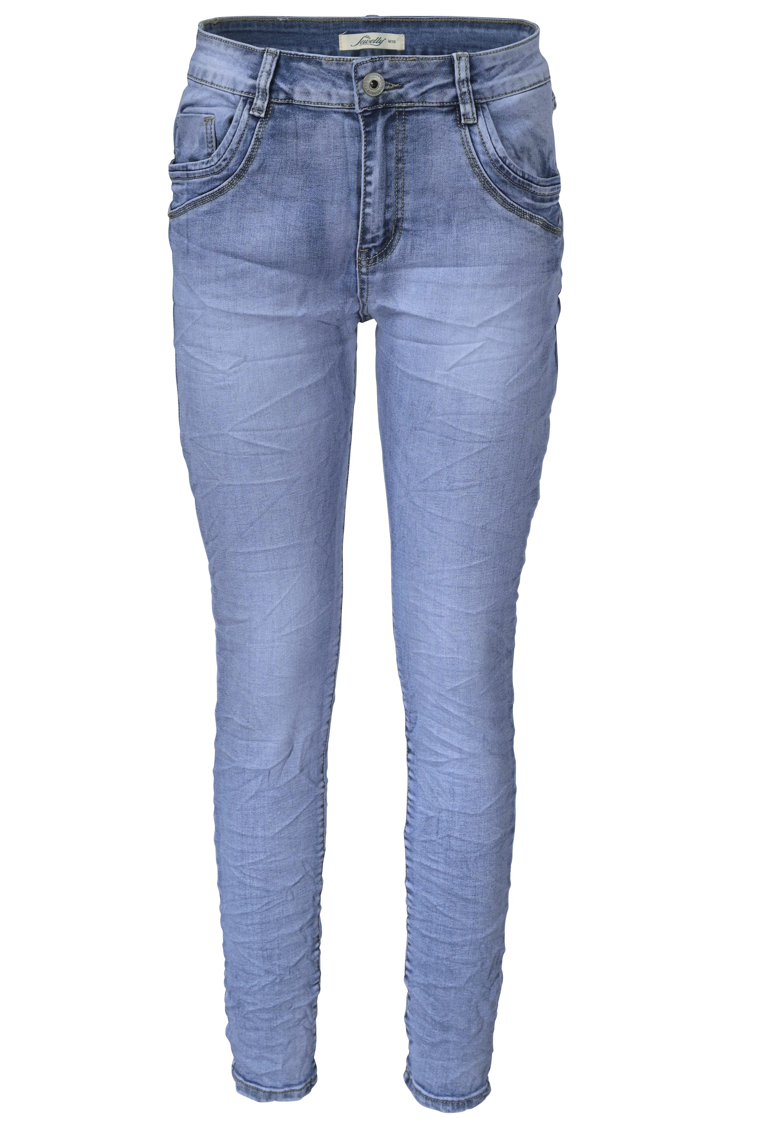Jewelly Regular-fit-Jeans Stretch Jeans Five-Pocket-Jeans Boyfriend günstig online kaufen