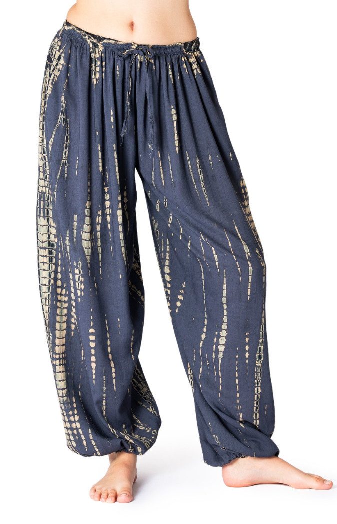PANASIAM Haremshose Tie-Dye Haremshose Sommerhose aus 100% Viskose Schlupfh günstig online kaufen