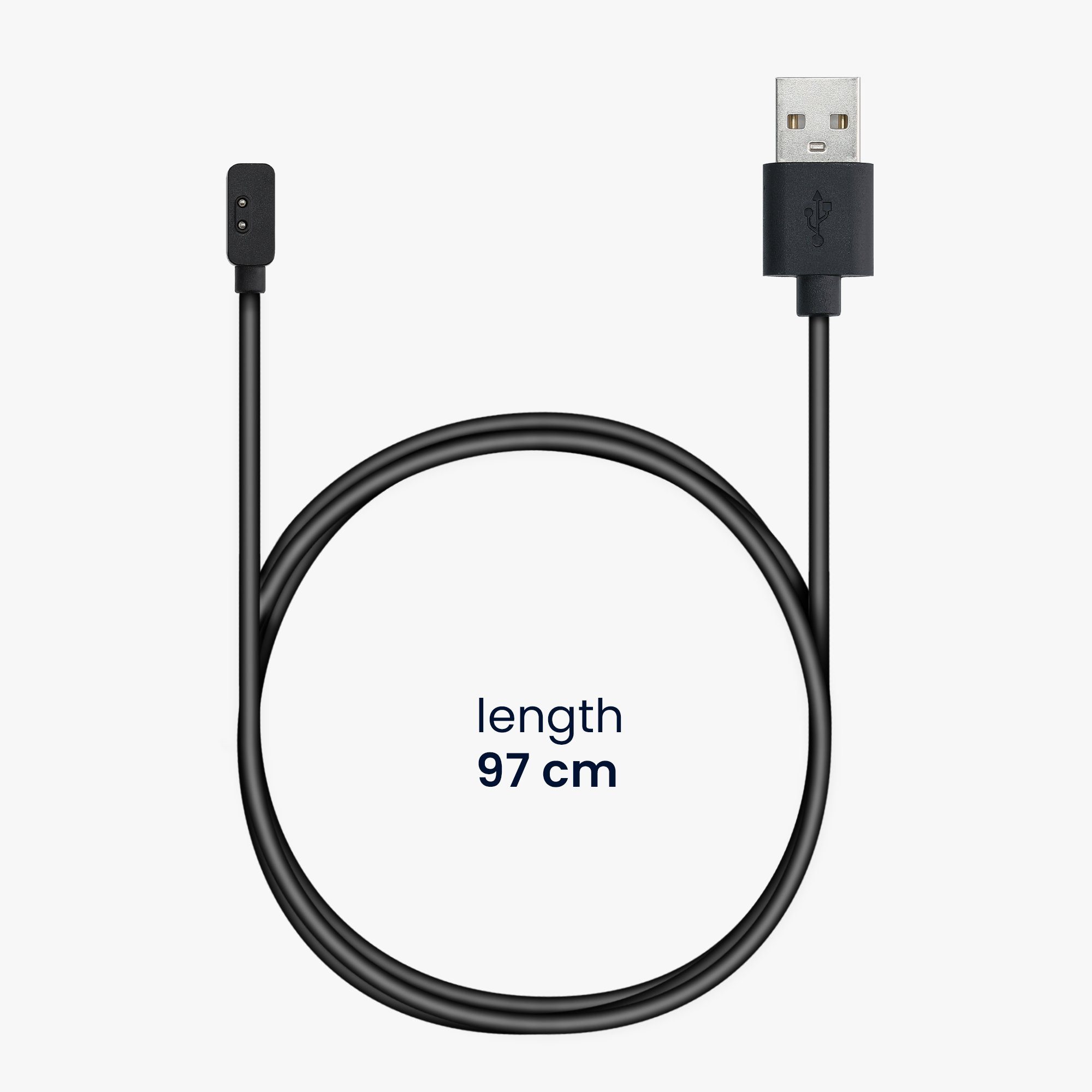 kwmobile USB Ladekabel für Xiaomi Watch Aufladekabel Watch 8 Elektro-Kabel, Mi Band Kabel Smart Redmi Charger Lite - / 2 Fitnesstracker - Ersatzkabel