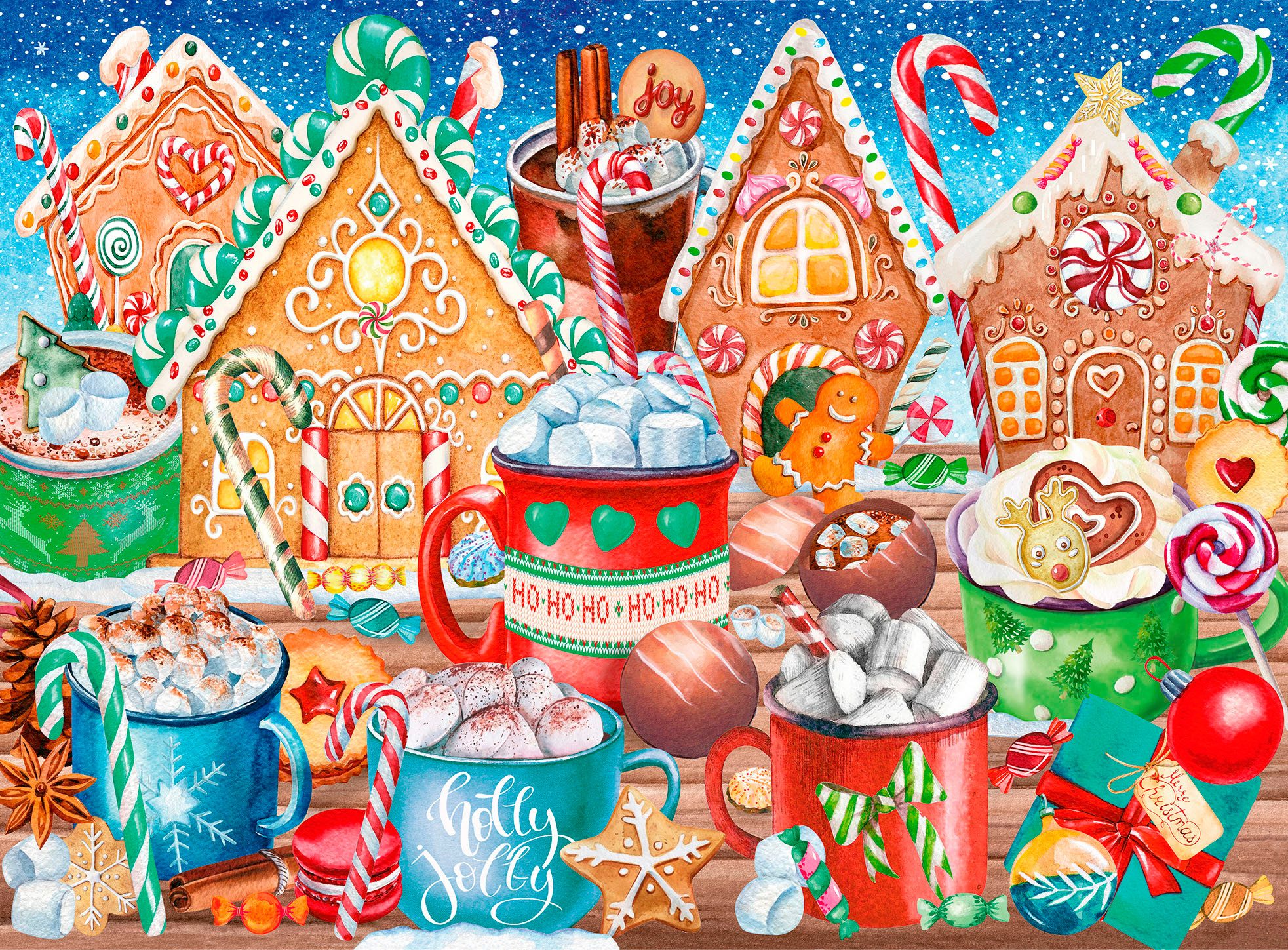 Ravensburger Puzzle Süße Weihnachten, 200 Puzzleteile, günstig online kaufen