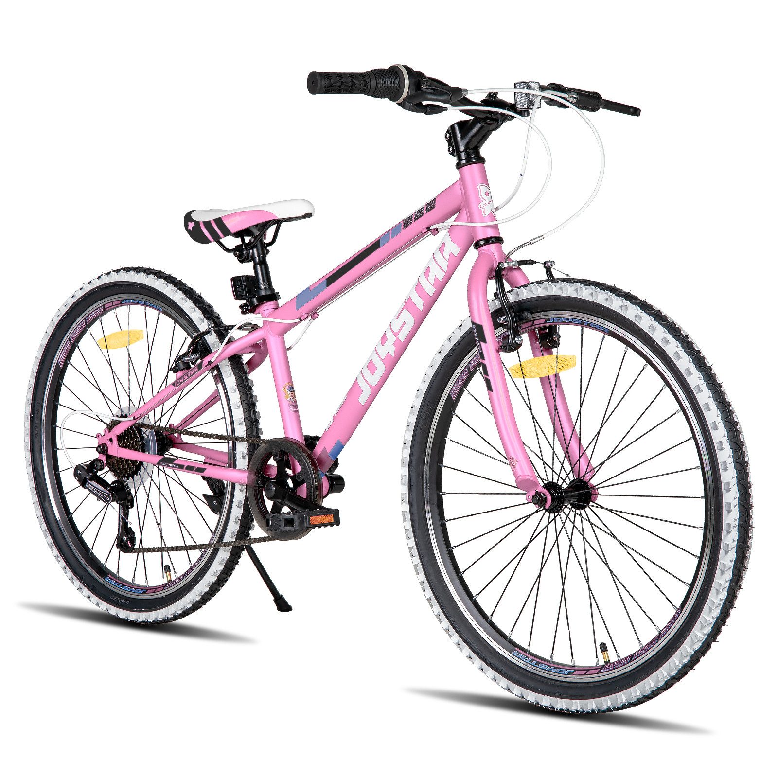 JOYSTAR Kinderfahrrad 20 Zoll Kinderfahrrad für Jungen & Mädchen im Alter von 5-16 Jahren, Hardtail Mountainbike mit 7-Gang Schaltung, Doppel-V-Bremse