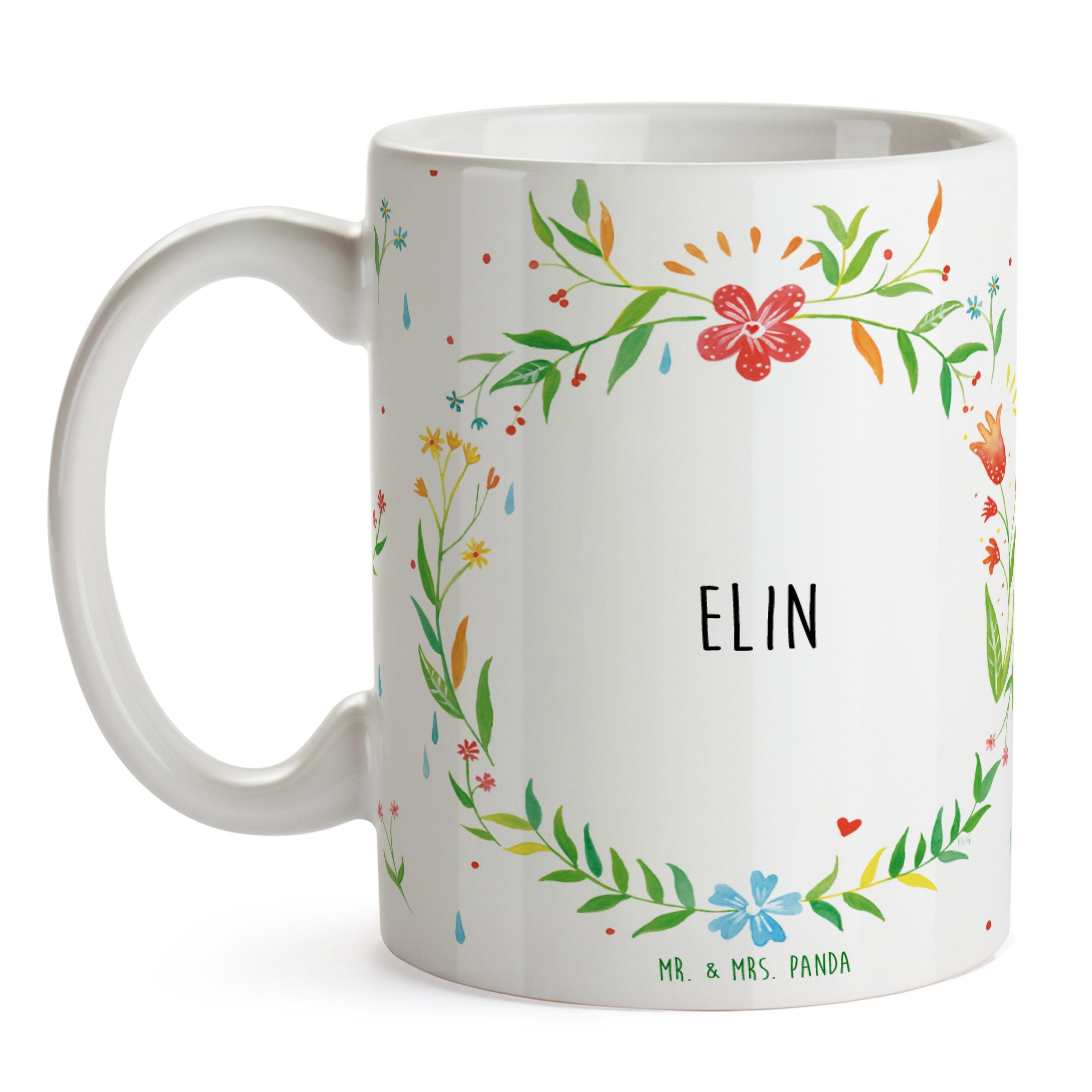 Mr. Elin Tasse Tasse Keramik Motive, Keramiktasse, Mrs. & - Panda Tasse, Geschenk, Kaffeebecher, Tas,