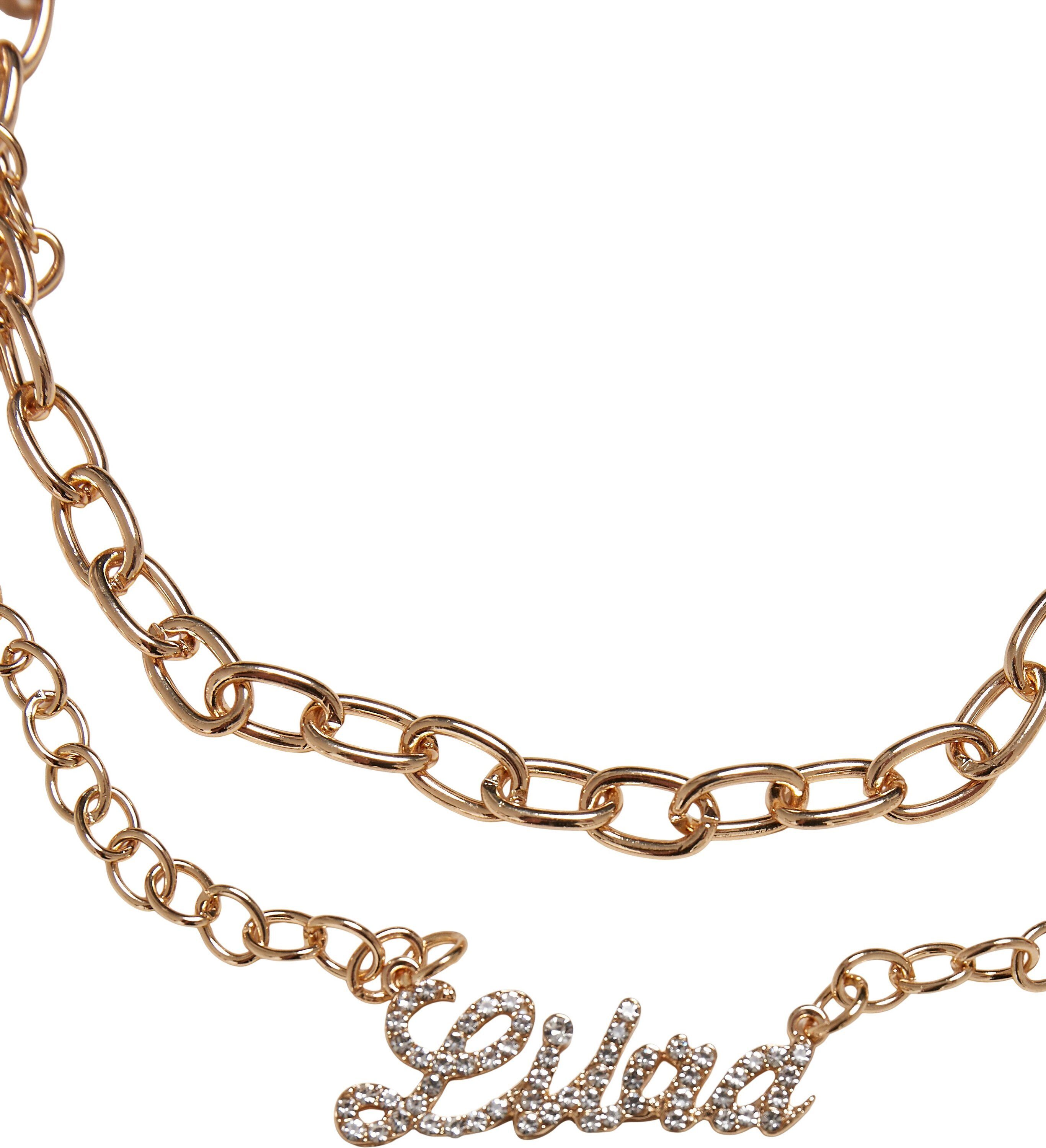 CLASSICS libra URBAN Diamond Zodiac Edelstahlkette Golden Necklace Accessoires