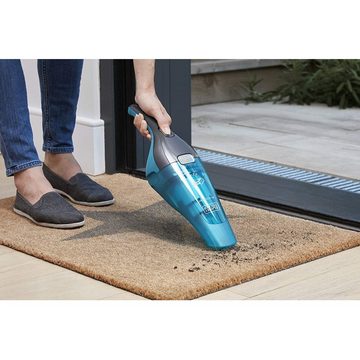 Black + Decker Nass-Trocken-Akkusauger WDC215WA Dustbuster Wet+Dry - Akku-Sauger - titanium/blau