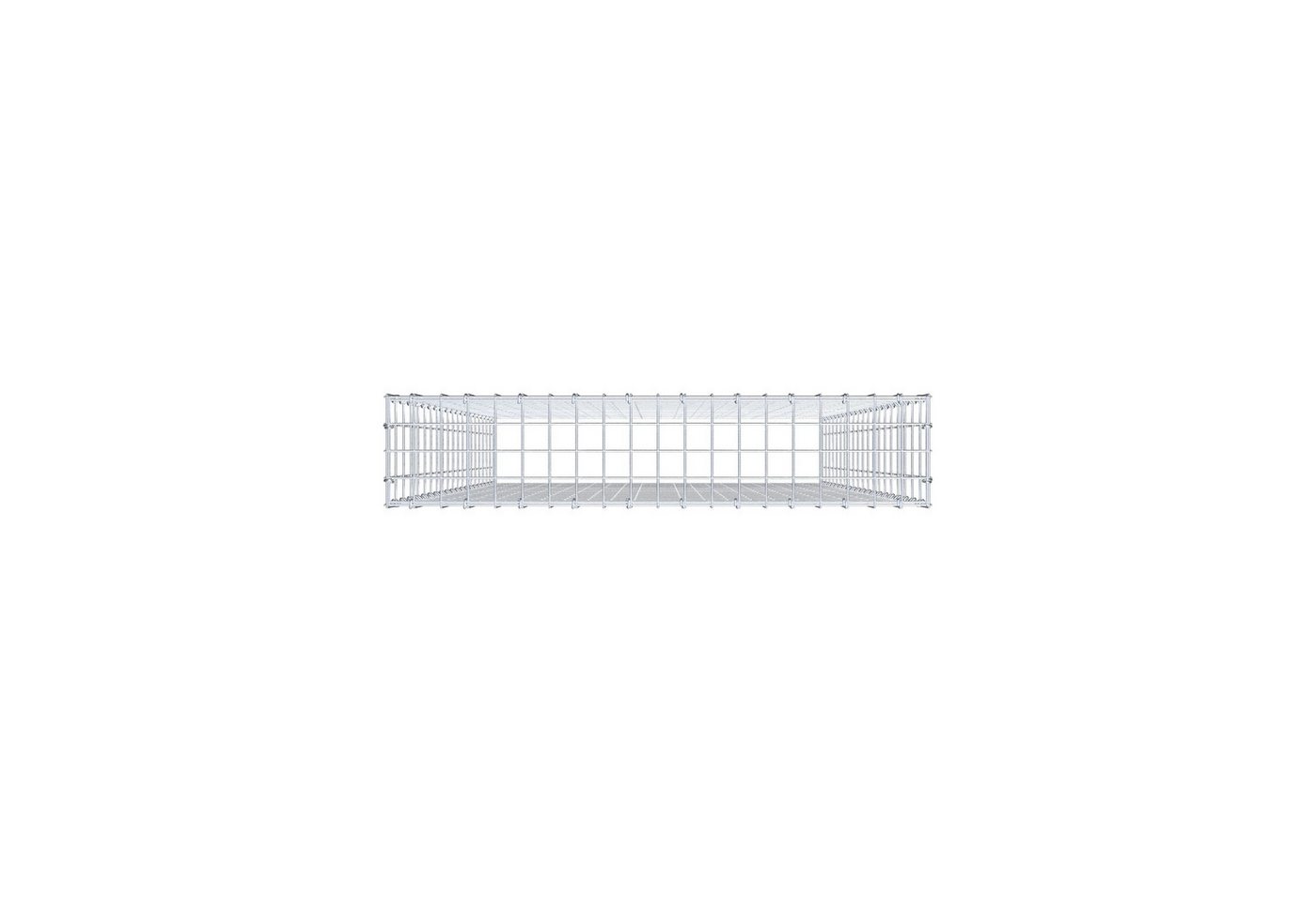 Thumbnail - Gabiona Gabionenzaun Anbaugabione Typ 3 200 cm x 100 cm x 20 cm (L x H x T), Maschenweite, (Anbaugabione Typ 3 200 cm x ...