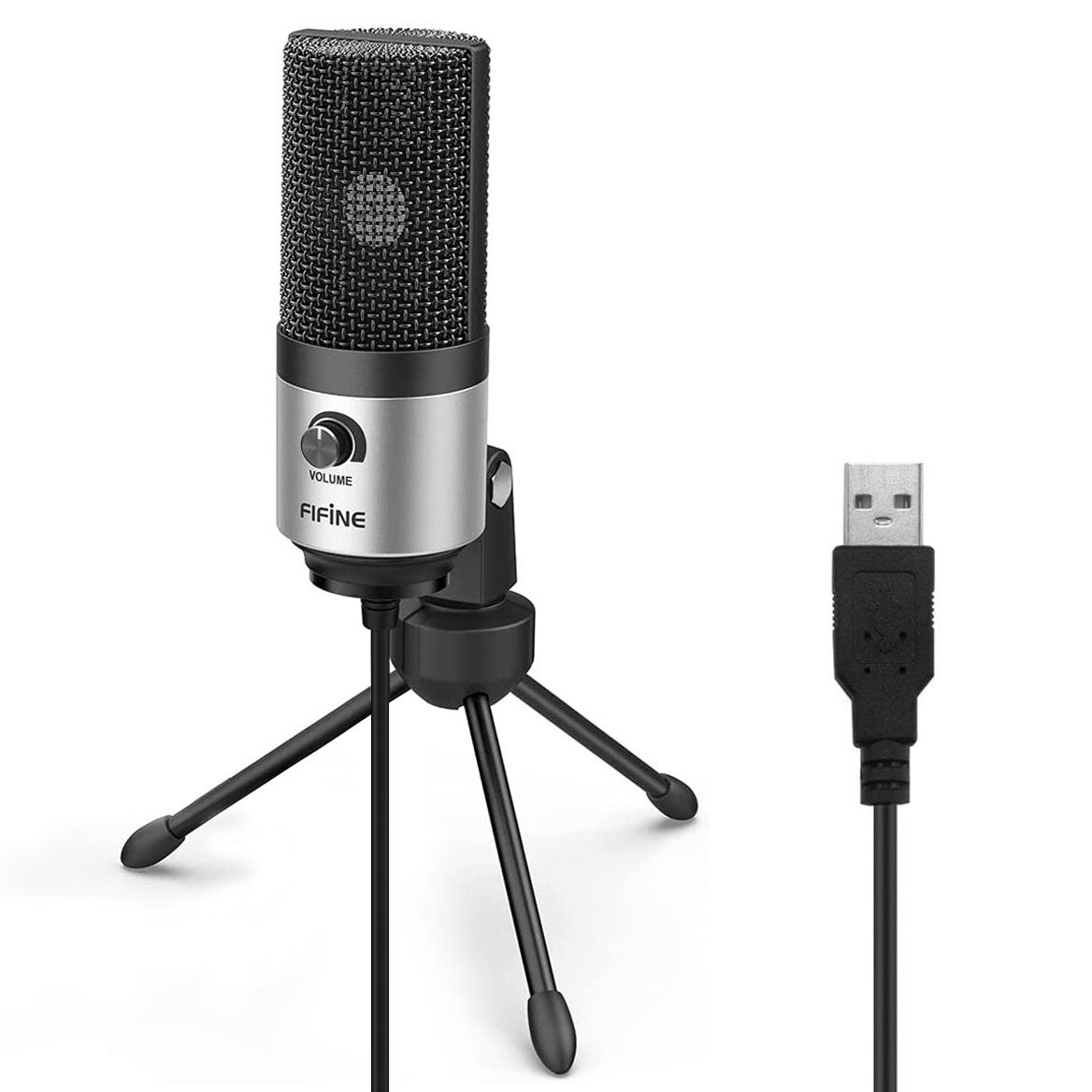 Mikrofon USB Kondensator Mikrofon Streaming mit Ständer PC Mac