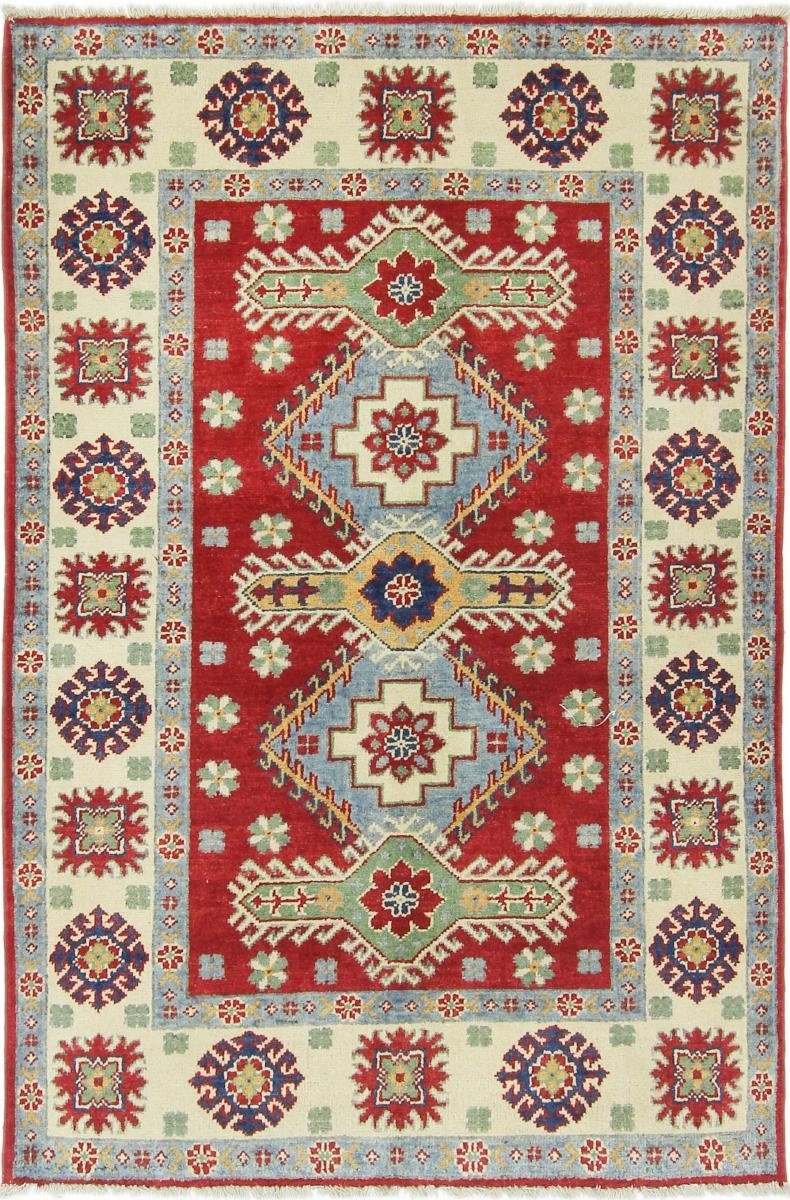 Orientteppich Kazak 102x154 Handgeknüpfter Orientteppich, Nain Trading, rechteckig, Höhe: 5 mm