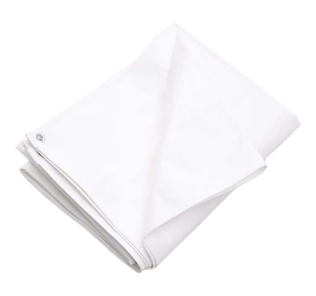 Thumbnail - vidaXL Schutzplane Abdeckplane 260 g/m² 6x6 m Weiß HDPE (1-St)