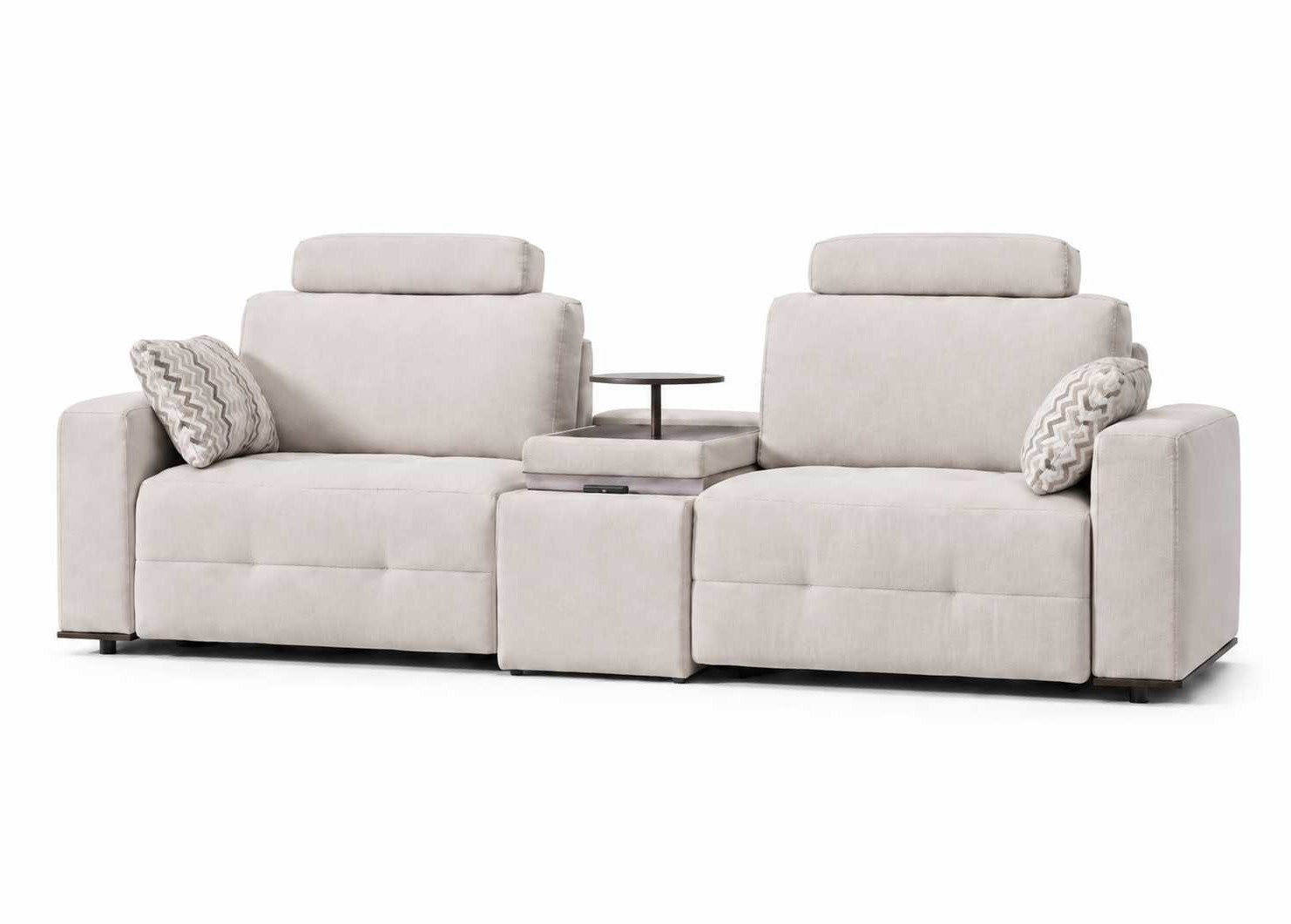 Xlmoebel 2-Sitzer Beige 2-Sitzer Sofa im eleganten italienischen Stil mit, 3 Teile, Made in Europa