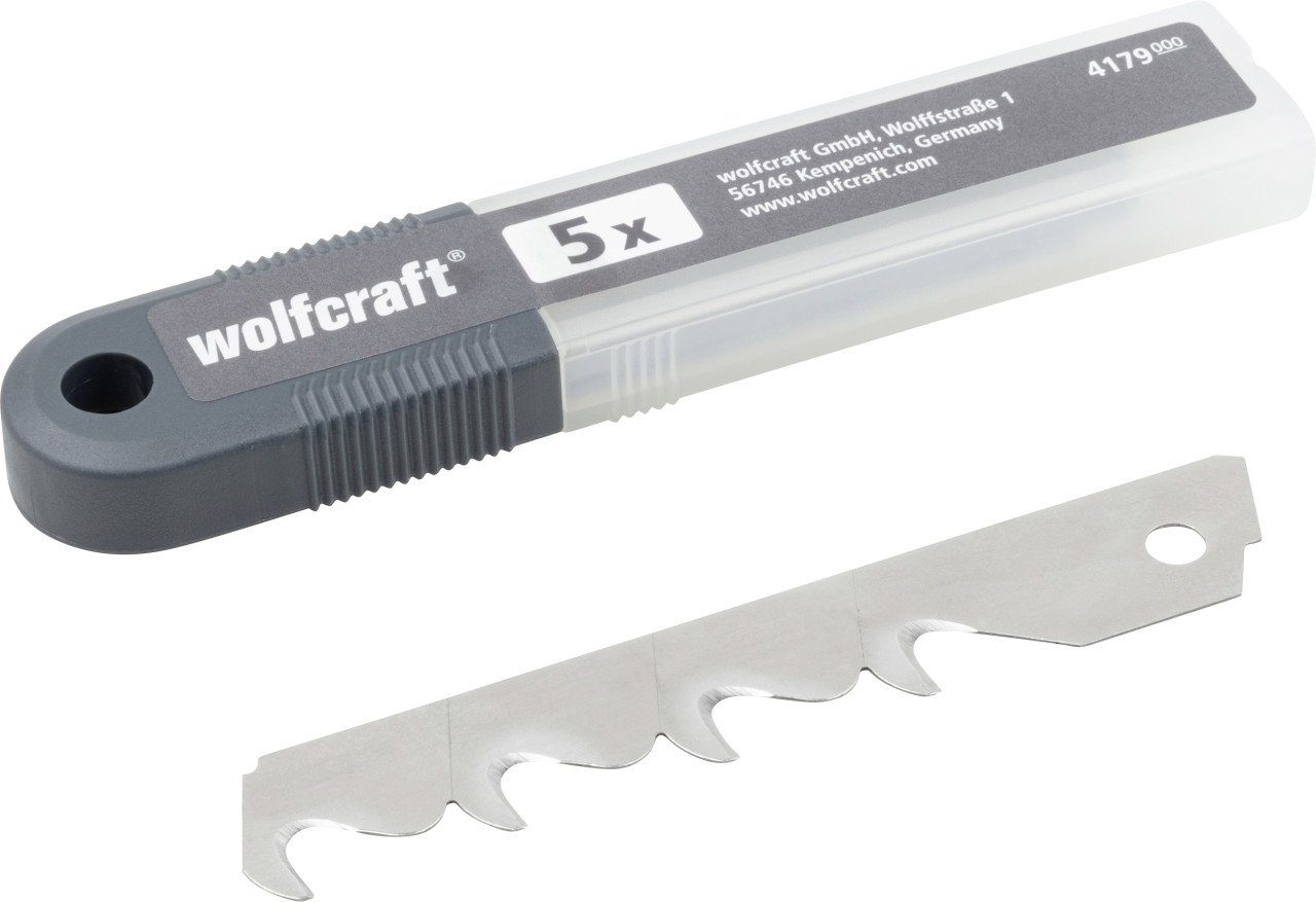 Thumbnail - Wolfcraft Cuttermesser Wolfcraft Hakenabbrechklingen 18 mm 5 Stück