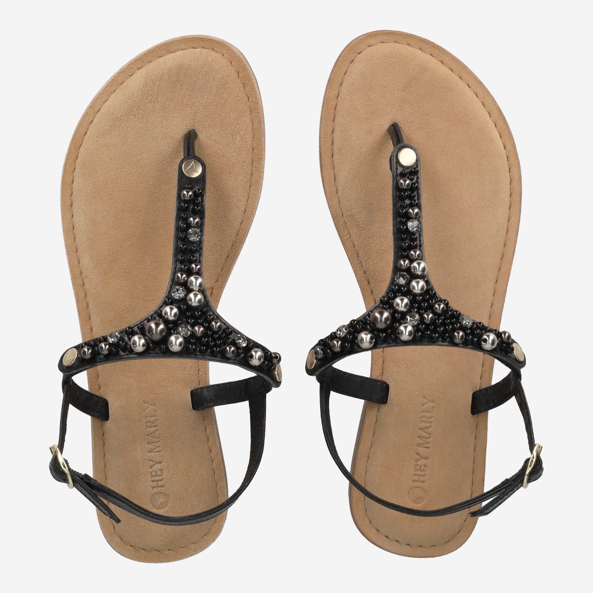 Hey Marly Hey Marly BASE SANDAL, Sandaletten, Schwarz, Damen Sandalette