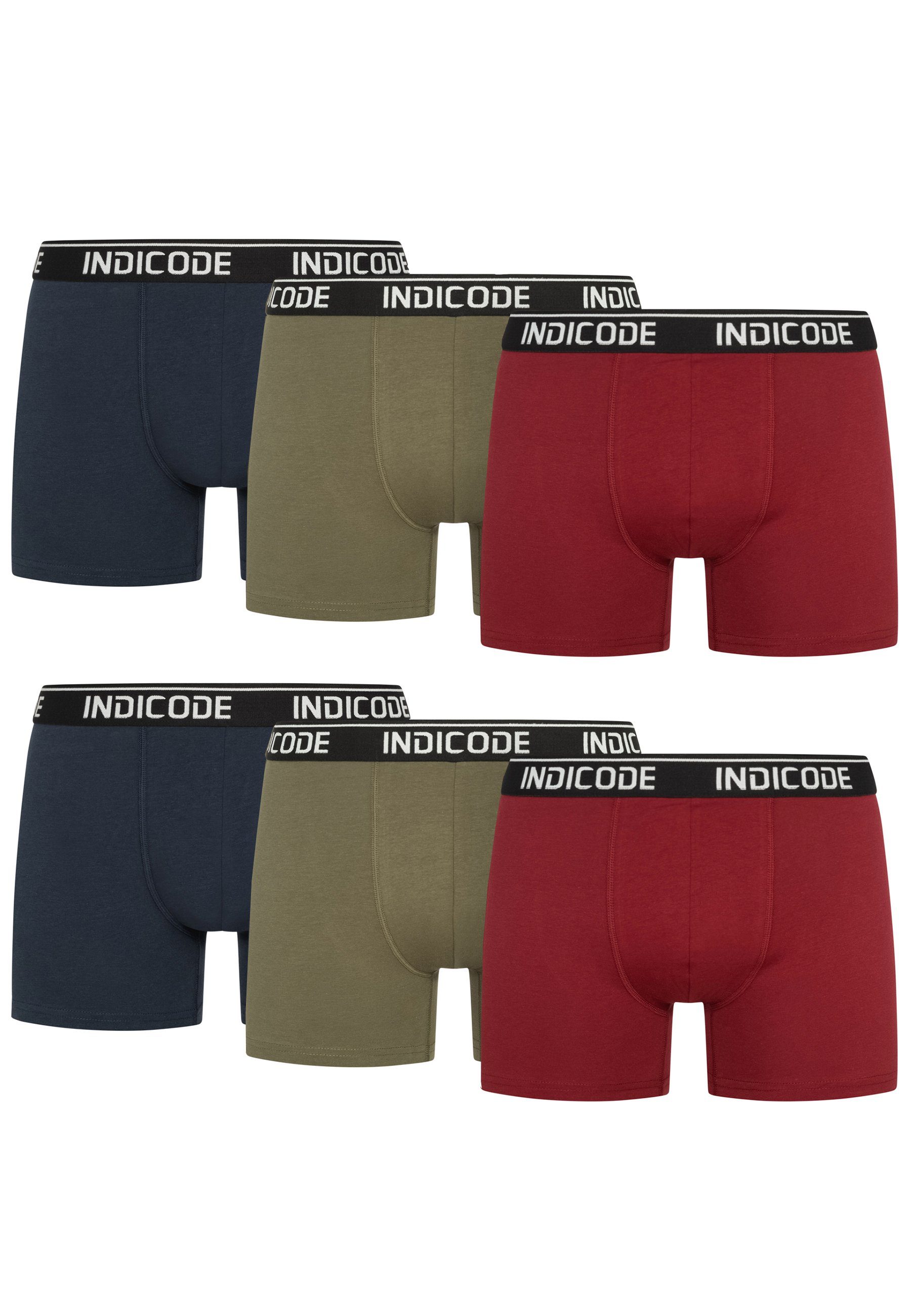 Indicode Boxershorts INMilano 6er Pack günstig online kaufen