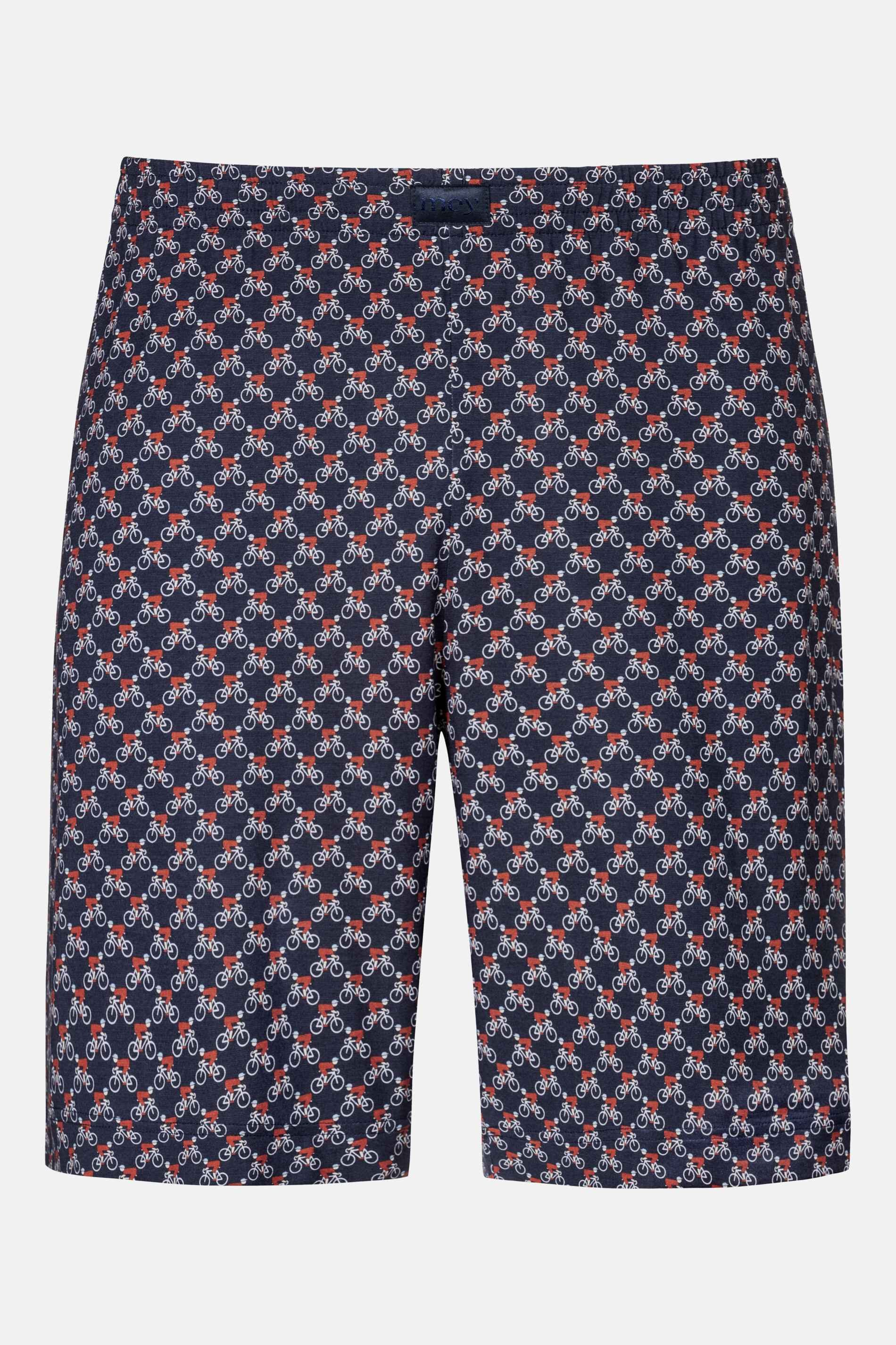 Mey Schlafhose Mey Hose kurz Serie Bike Rush mit Print Shorts (1-tlg) Kurze Pyjamahose, Gemustert, weiche Modal-Jersey-Qualität