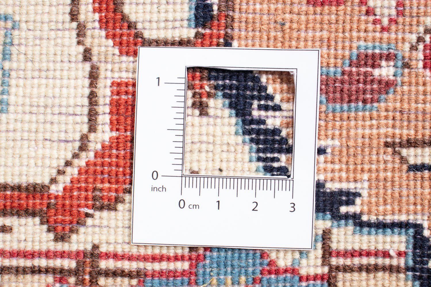 Wohnzimmer, 298 Zertifikat 10 cm - Perser morgenland, Höhe: Orientteppich mm, - Einzelstück rechteckig, 196 Handgeknüpft, mit Classic - x dunkelblau,