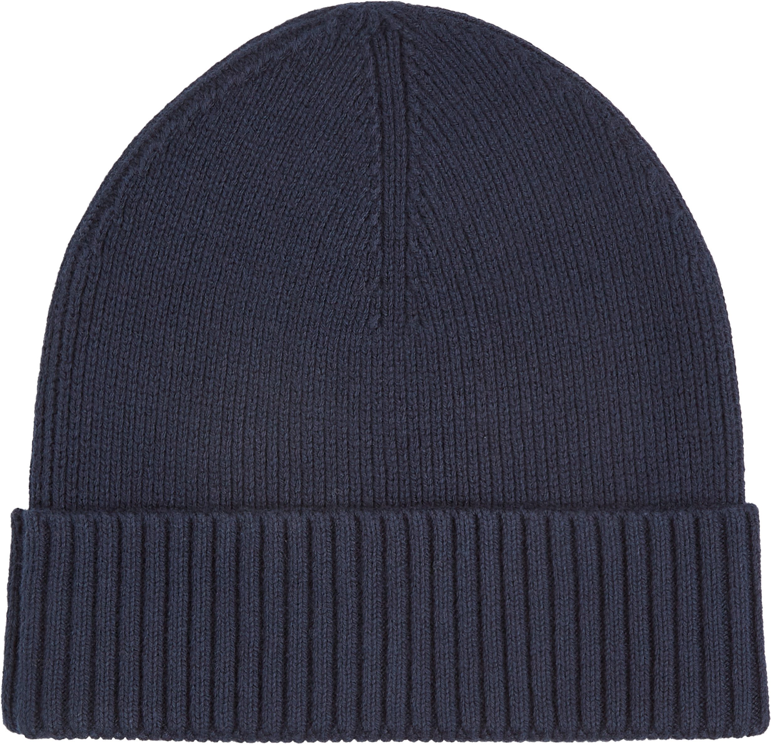 Tommy Hilfiger Strickmütze TH FLAG PIMA COTTON BEANIE Beanie mit Logostickerei, mit Kaschmiranteil Unisex – Bild 3 von 5