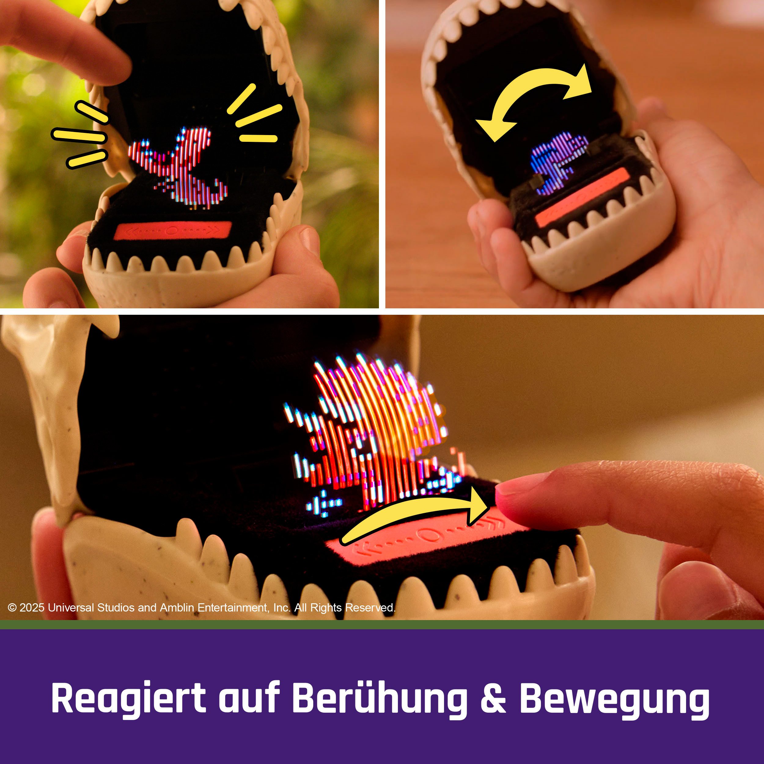 Spin Master Spielfigur Bitzee Jurassic World - Digitales interaktives Spielzeug
