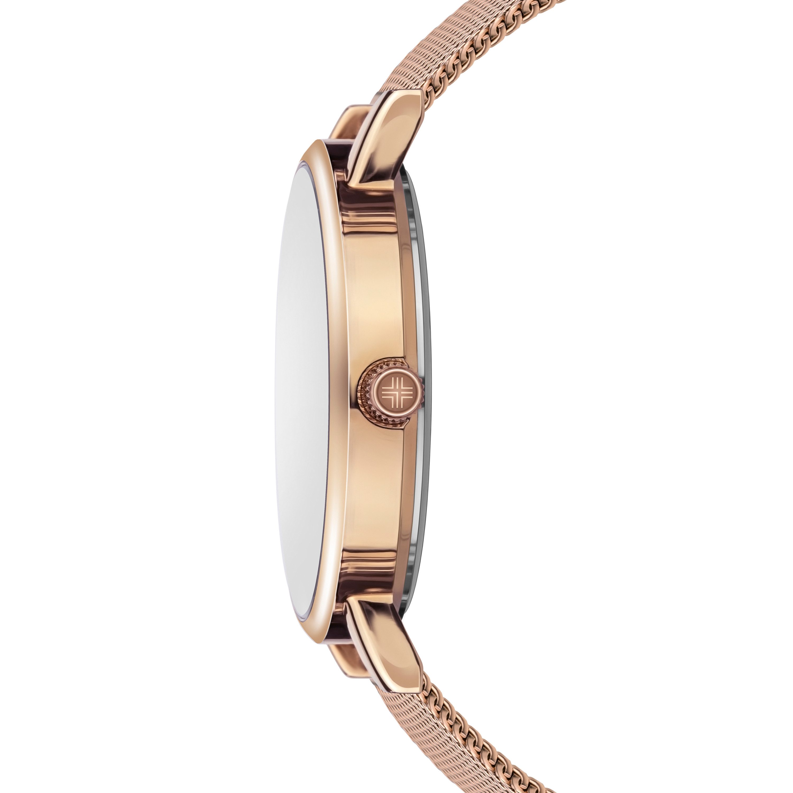 PHILIPP BLANC Quarzuhr PB4-B028R Montreux Roségold-Geflecht