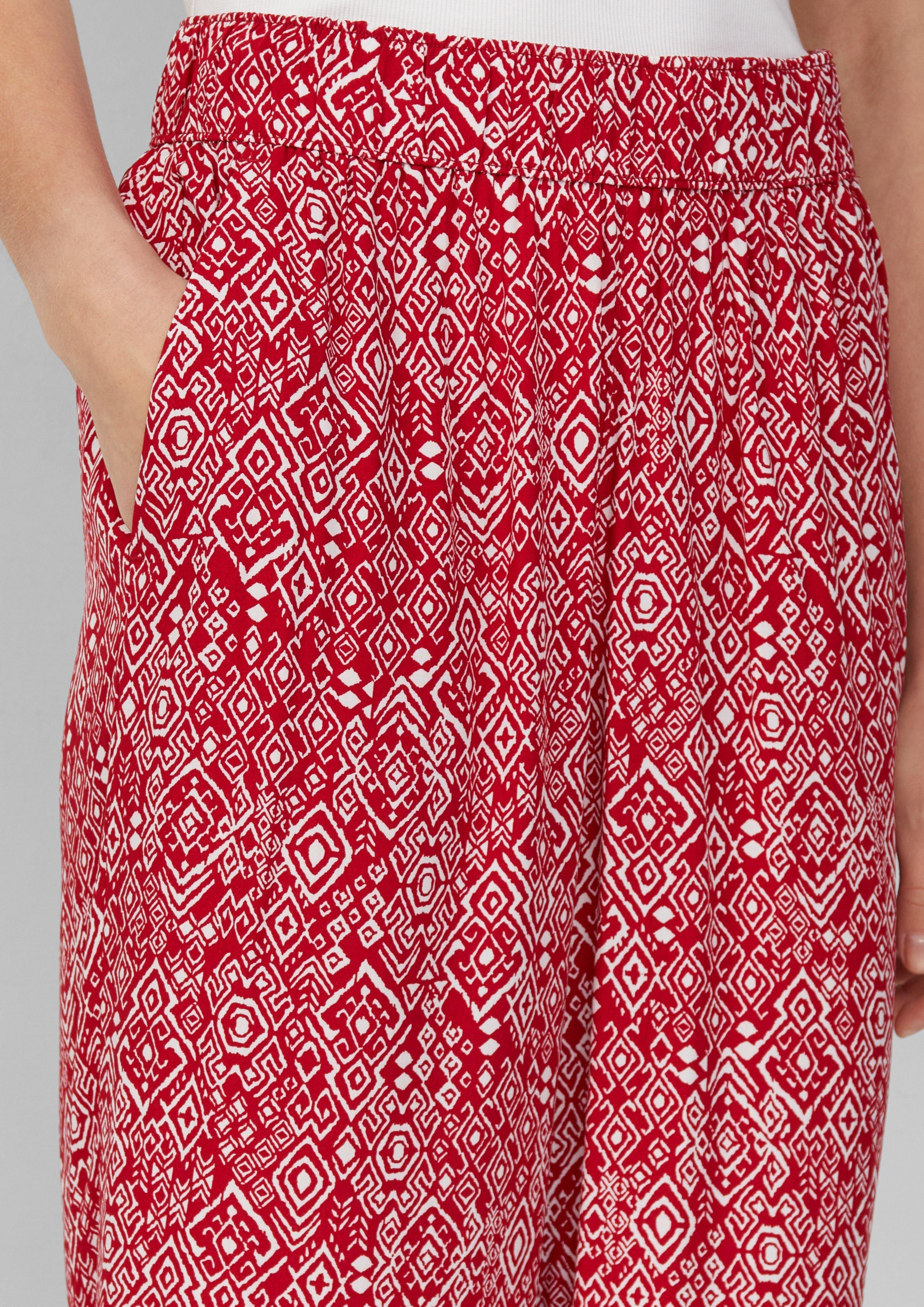 s.Oliver 3/4-Hose Culotte aus Viskose mit günstig online kaufen