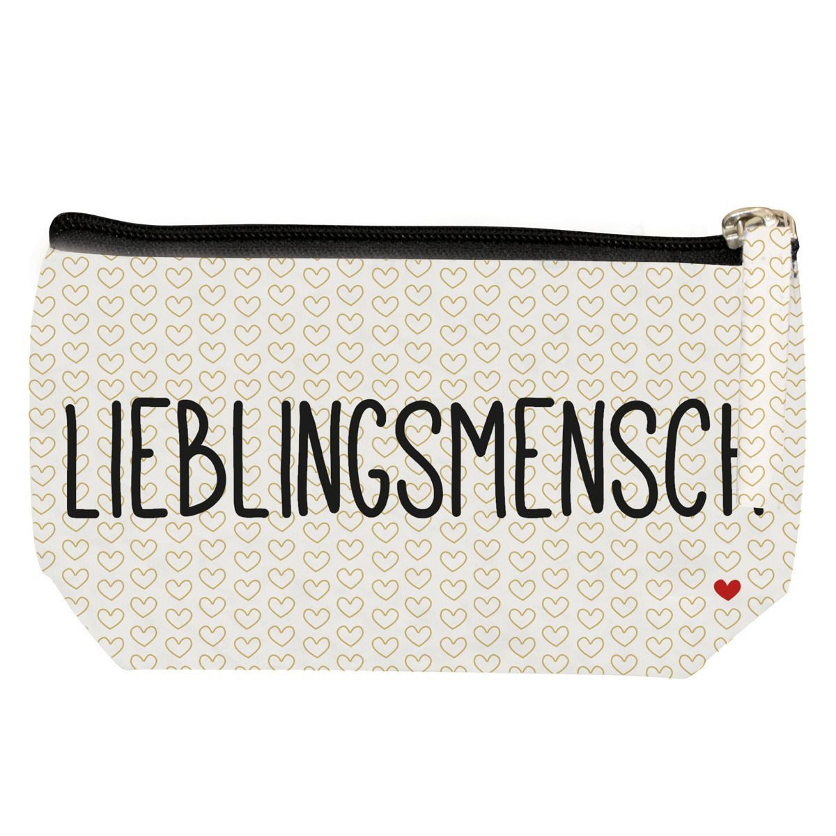 Kosmetiktasche Kosmetiktasche 16 x 9,5 cm - Lieblingsmensch