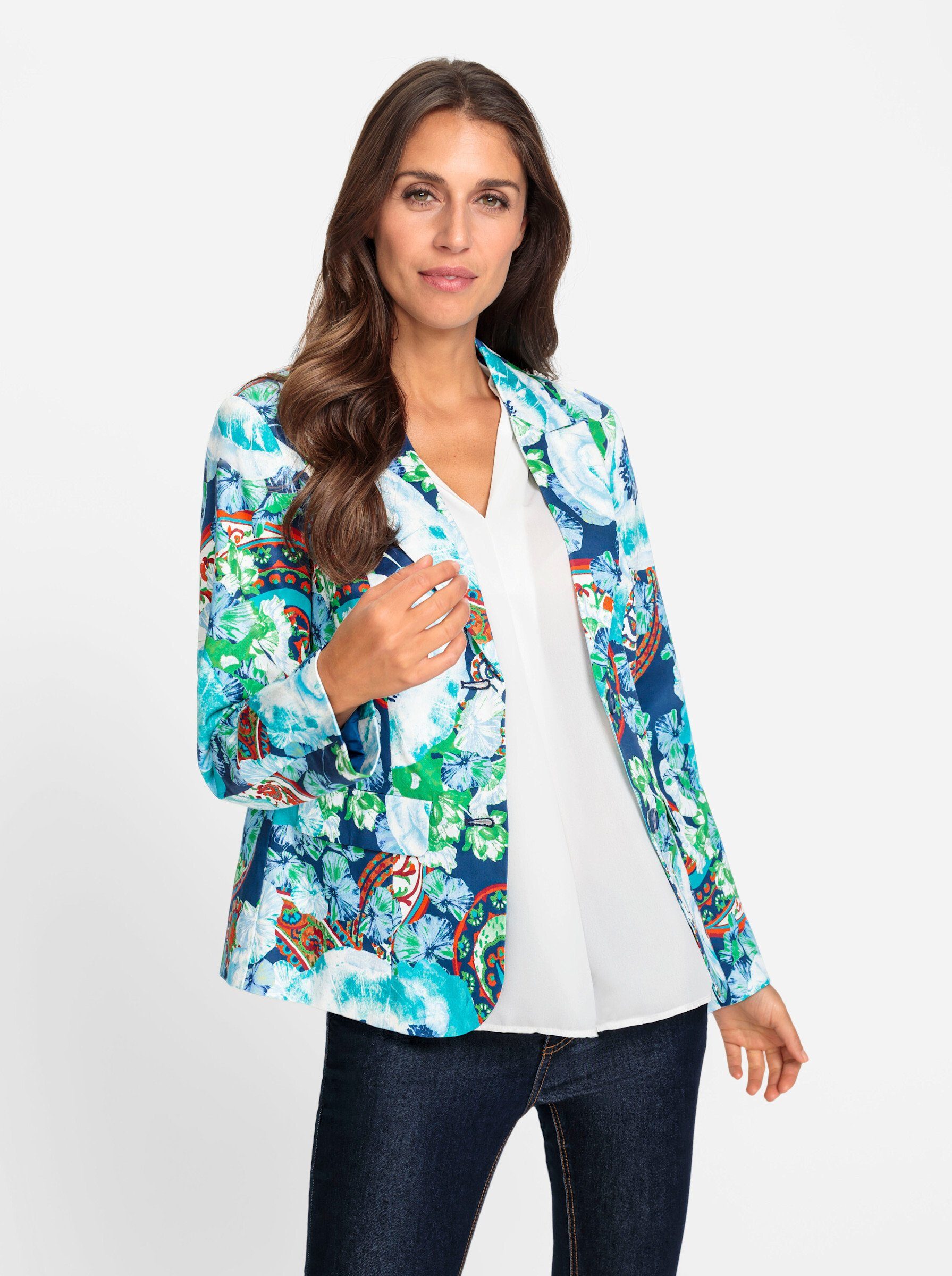 heine Blusenblazer Druckblazer