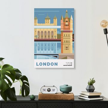 Posterlounge Alu-Dibond-Druck Nigel Sandor, London, Grafikdesign