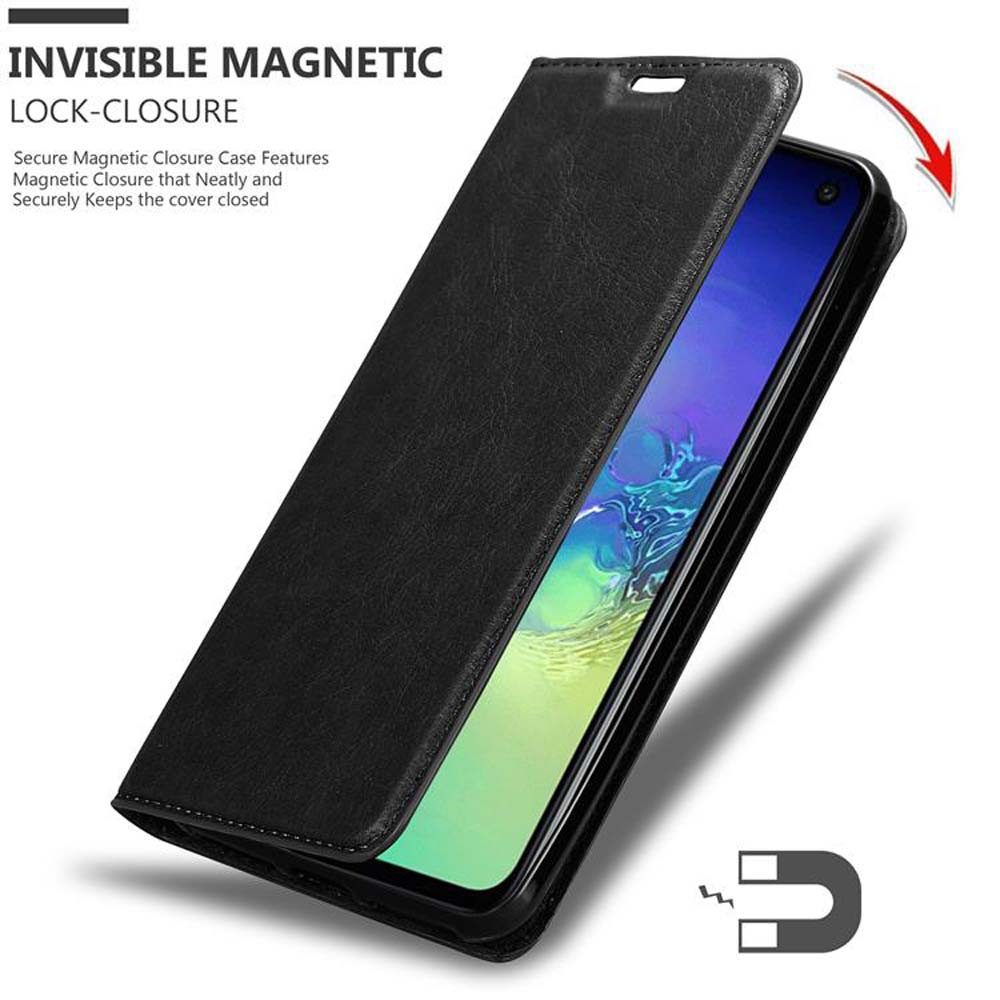 Cadorabo Handyhülle für Samsung Galaxy S10e Hülle Samsung Galaxy S10e, Hülle Schutzhülle mit Standfunktion, Magnetverschluss und Kartenfach