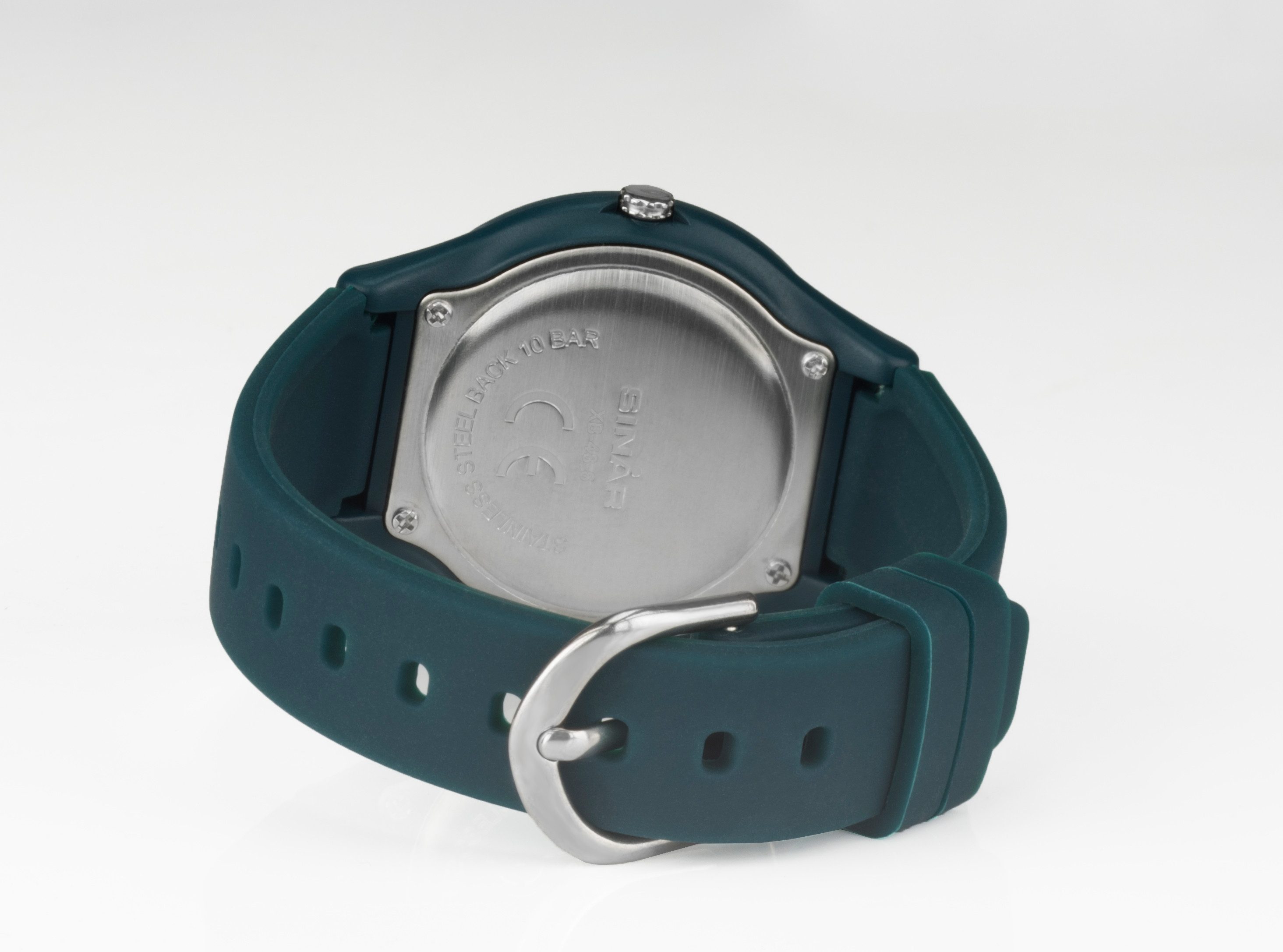 SINAR Quarzuhr XB-48-6, Armbanduhr, Damenuhr,Jugendliche, Silikonarmband, bis 10 bar wasserd.